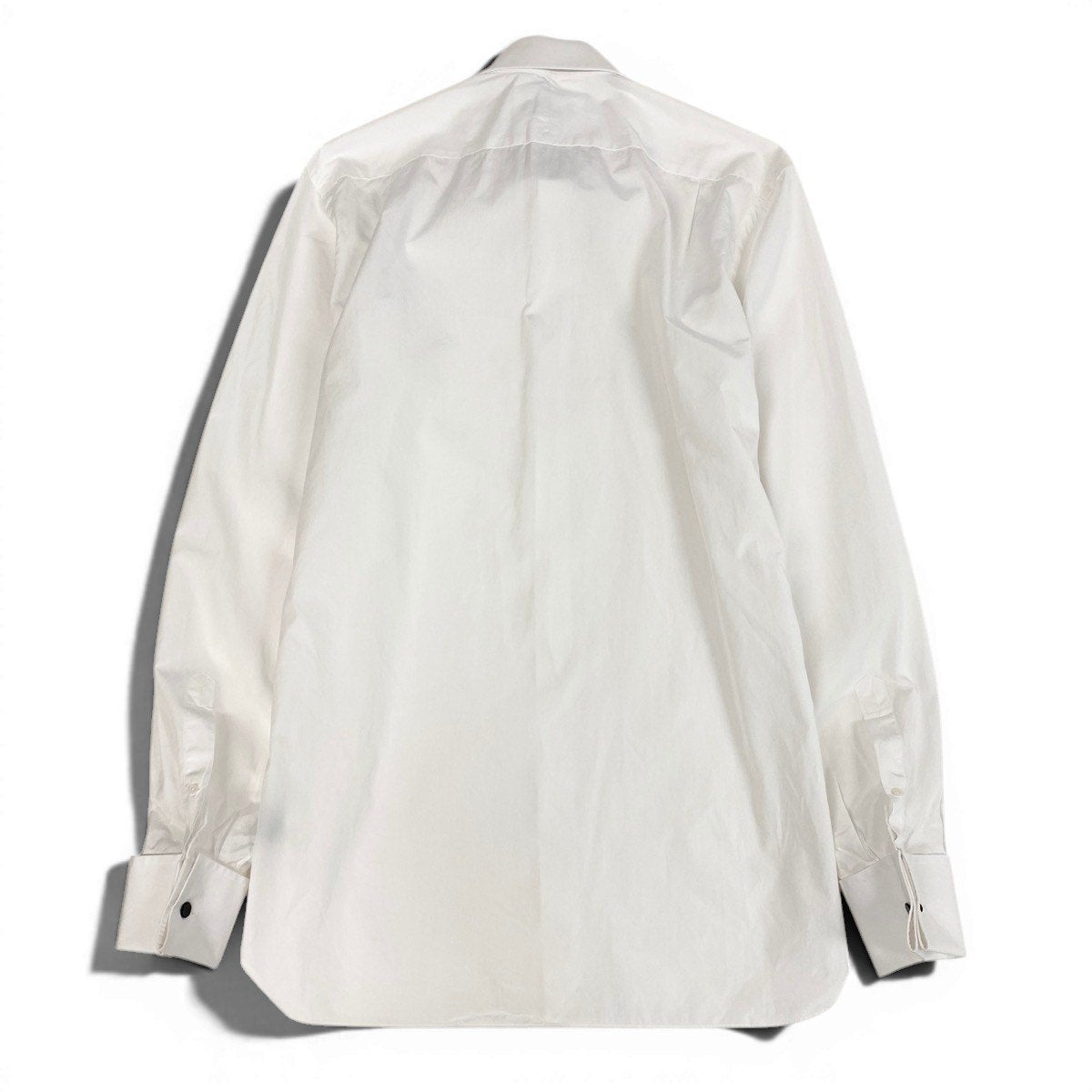 9f5① TOM FORD トムフォード 長袖シャツ コットンシャツ 39-15 1/2 ホワイト 無地 コットン100％ メンズ 紳士服u02t