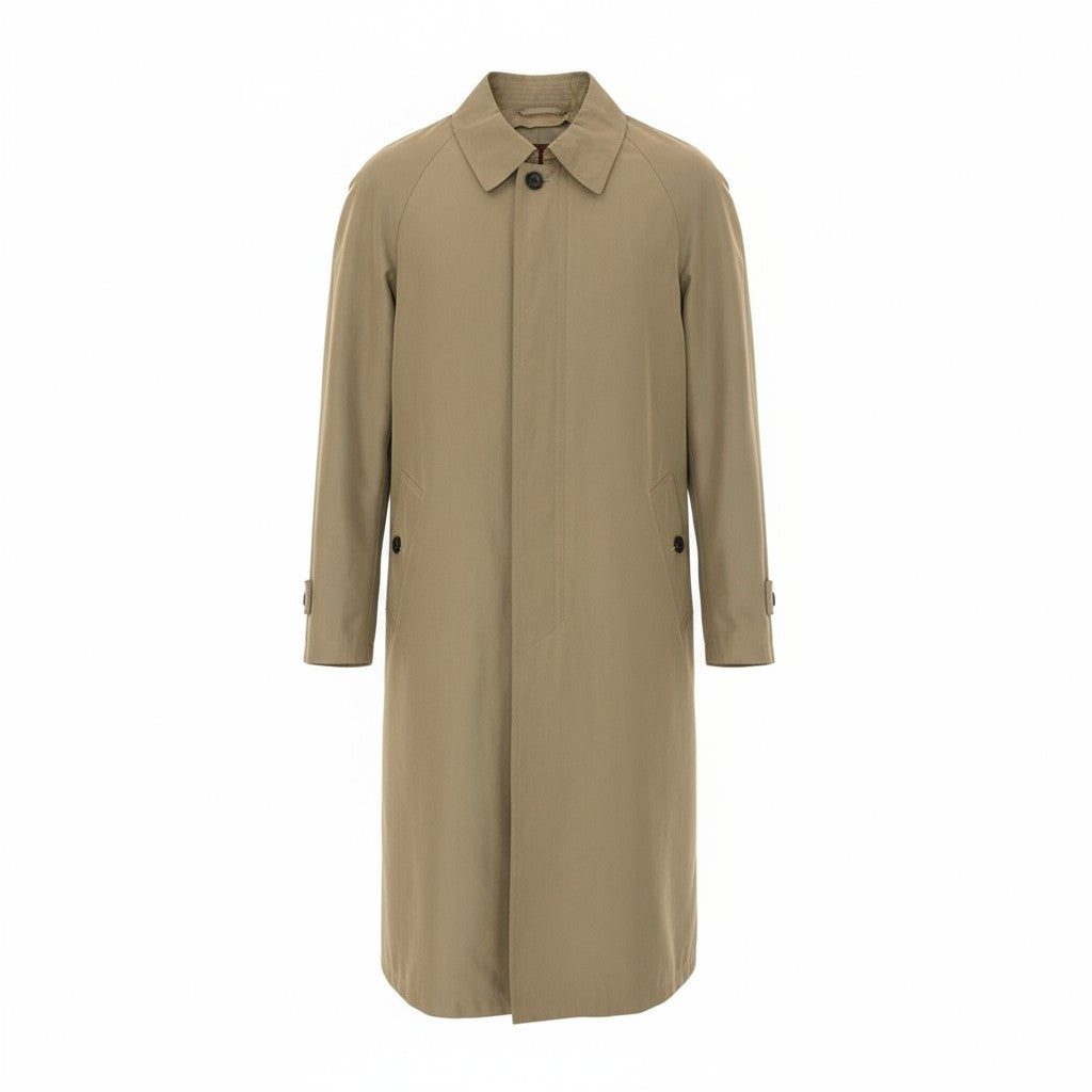 40k18 D`URBAN ダーバン ステンカラーコート ライナー付 ロングコート 比翼ボタン メンズ 紳士服 LL ベージュu02t