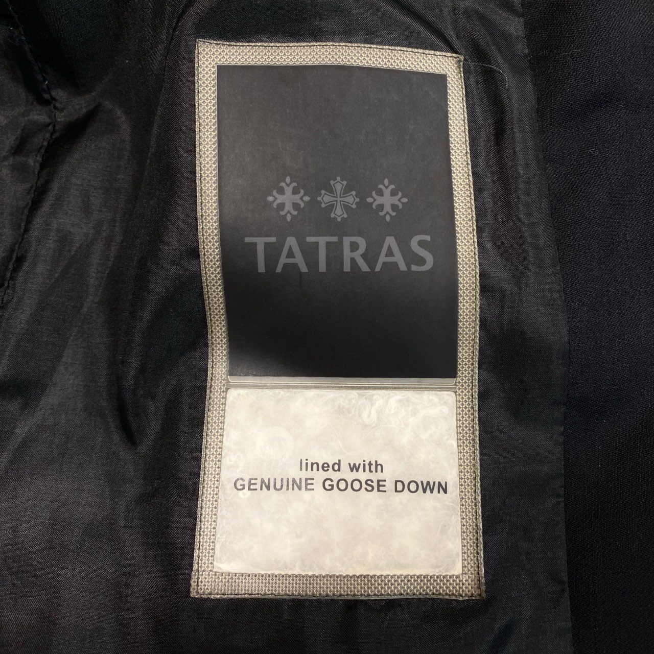 14c2 TATRAS タトラス AGORDO アゴルド ダウンジャケット MTK20a4148 サイズ3 ブラック 画像参照 DOWN JACKETt18r