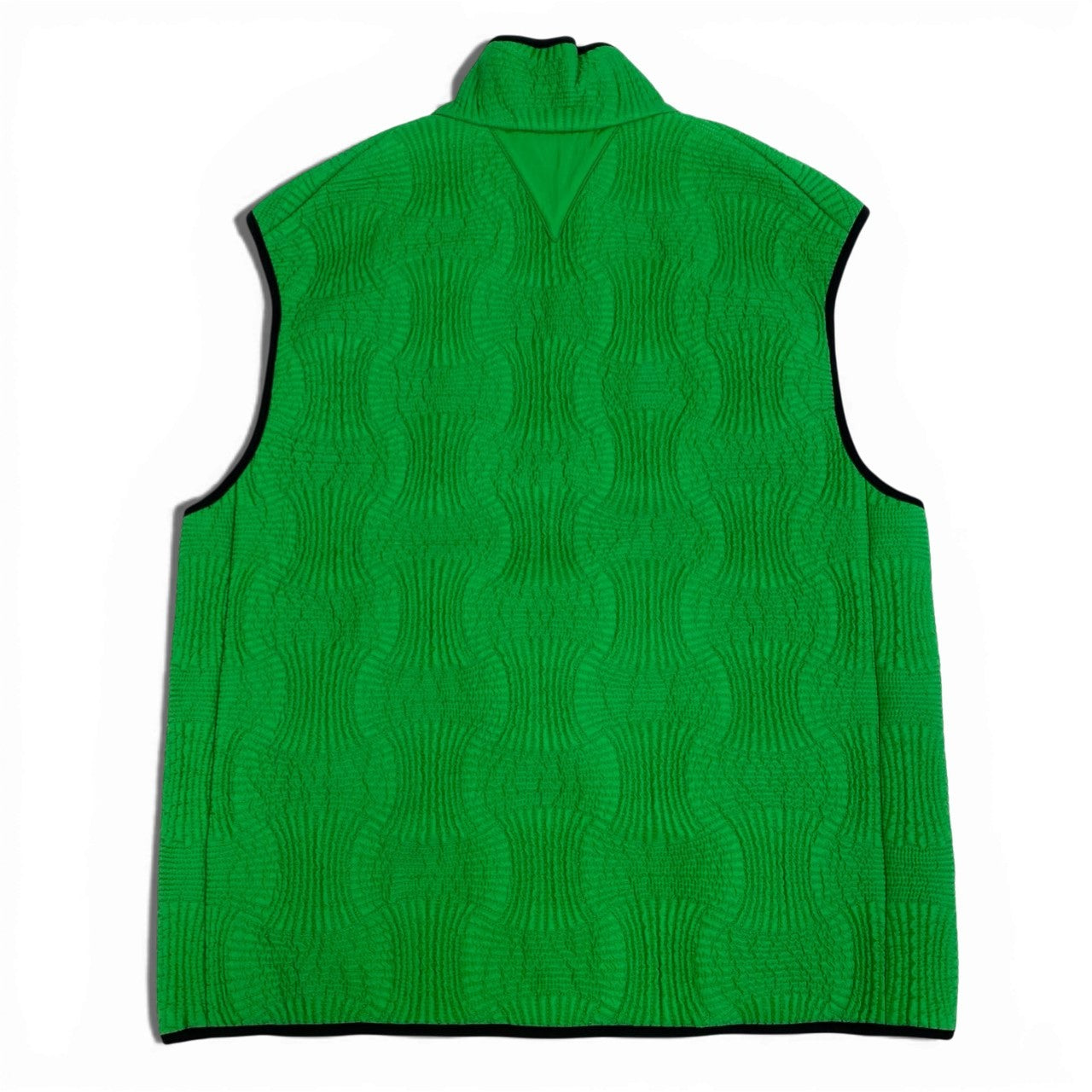 b23 BOTTAGA VENETA ボッテガヴェネタ 2022SS INTRECCIO イントレッチオ ベスト サイズS グリーン メンズ ジャケット ライトアウターta1