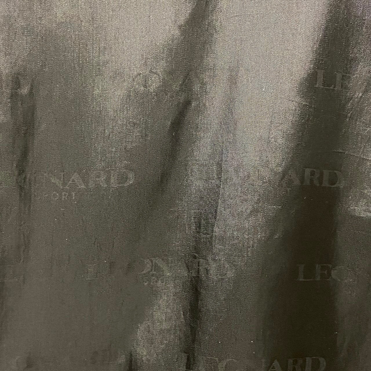 72e15 LEONARD レオナール ナイロンベスト ハイネックベスト トップス 0521581 42サイズ ブラック ナイロン100％ レディース 女性用k02i