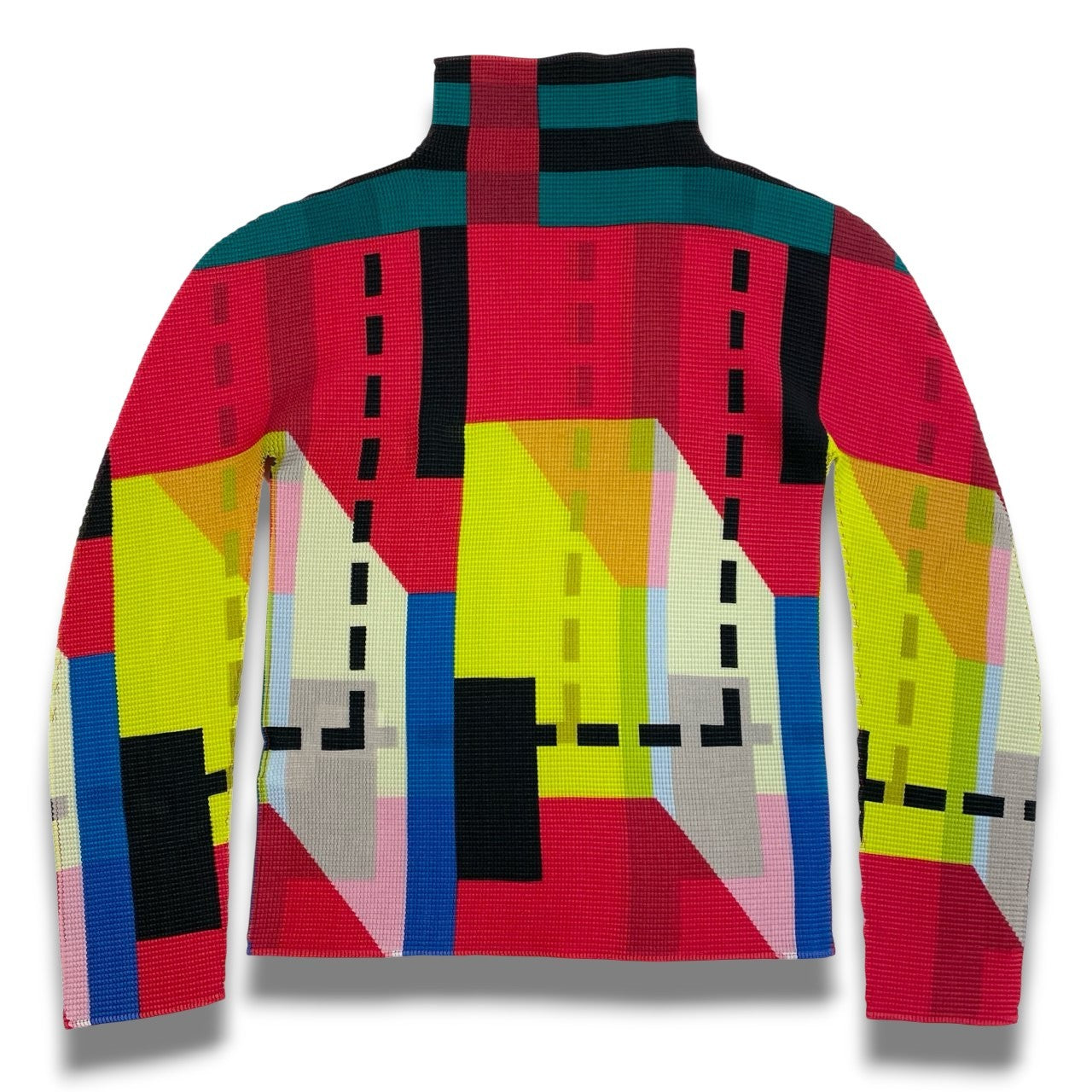 Ac2 ME ISSEY MIYAKE ミーバイ イッセイミヤケ プリーツカットソー 長袖トップス サイズフリー マルチカラー レディースk02i