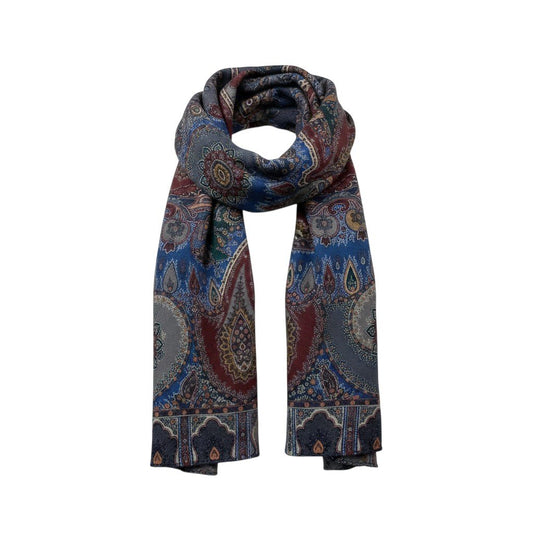 14g5 ETRO エトロ 大判ストール ペイズリー柄 総柄 マルチカラー メンズ 男性用 ユニセックスu02t