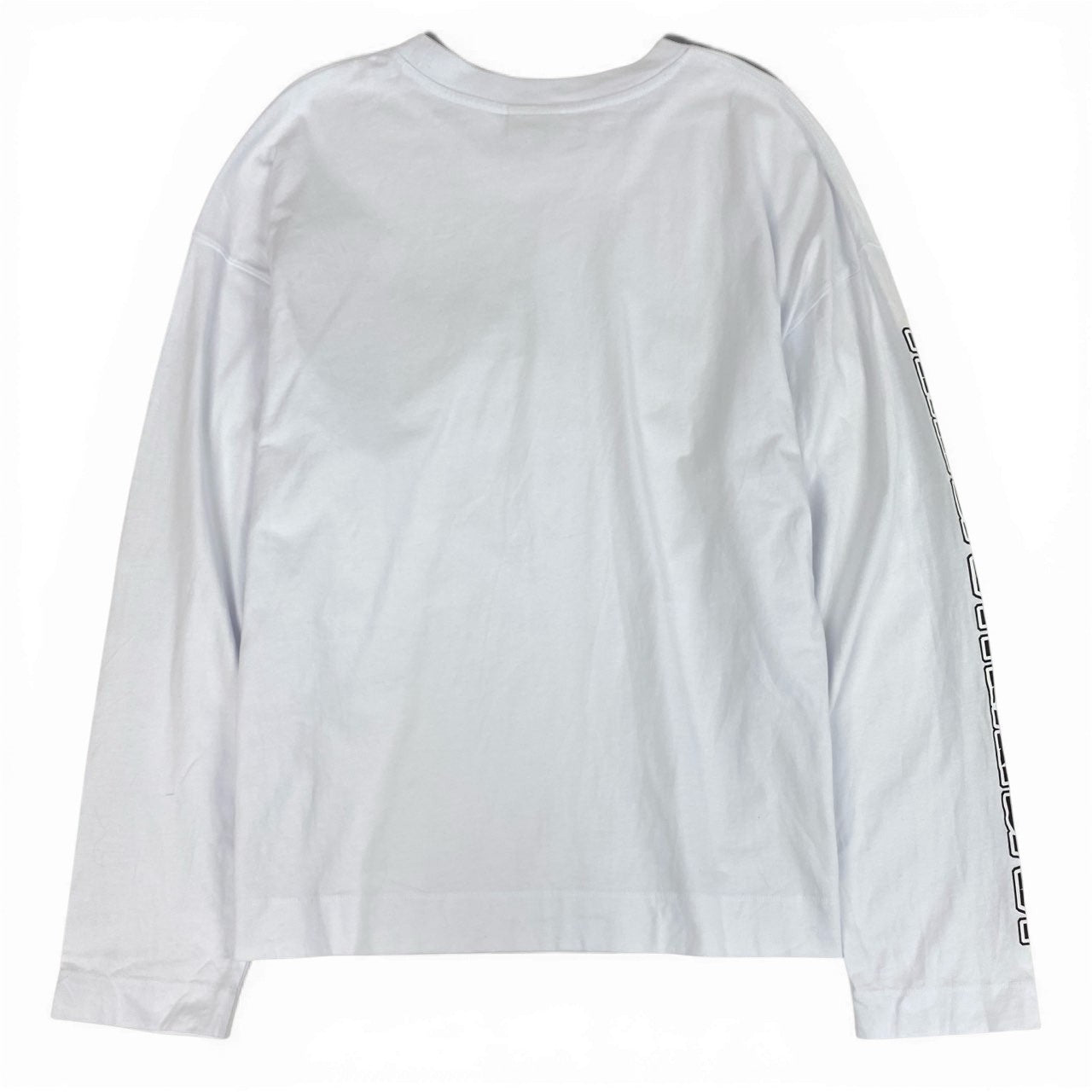 27a23 DRIES VAN NOTEN ドリスヴァンノッテン 23SS Wing Long Sleeve Tee ロンT サイズS ホワイト HEGLAND PR EMB M.K.JERSEYt18r