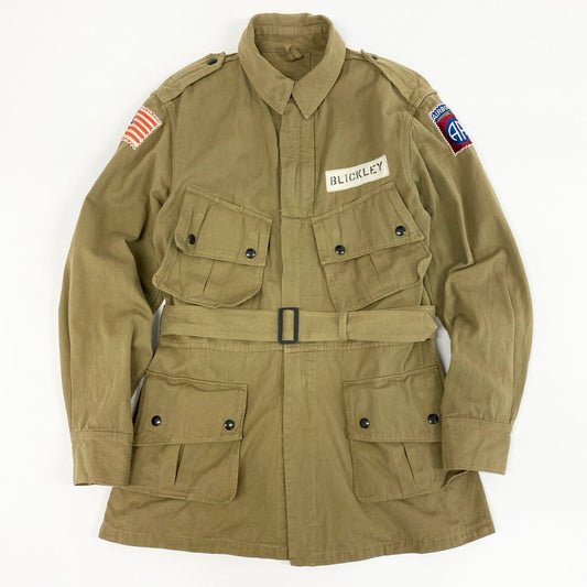 6f11 Buzz Rickson’s バズリクソンズ パラシュートジャケット 空挺ジャケット ミリタリー 1942モデル  55-C-35826 38R カーキ ブラウン系