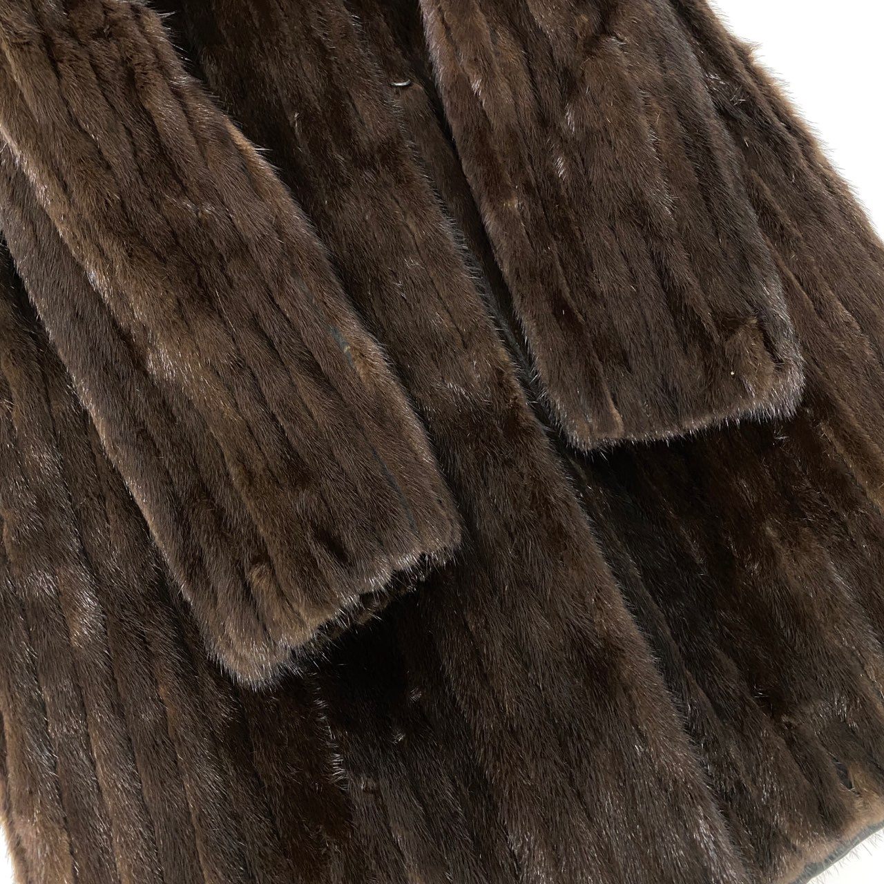 84L9 ROTINY ロティニー SAGA MINK 金サガ ダークミンク 丈112cm 超ロングコート サイズF ダークブラウン 最高級本毛皮t18r