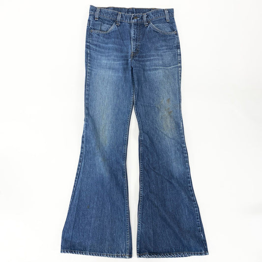 54h27 《VINTAGE》 Levi’s リーバイス 80s 584-0217 フレアカットデニムパンツ ボトムス ジーンズ ブーツカット 82年製 ヴィンテージ インディゴブルー メンズo07t