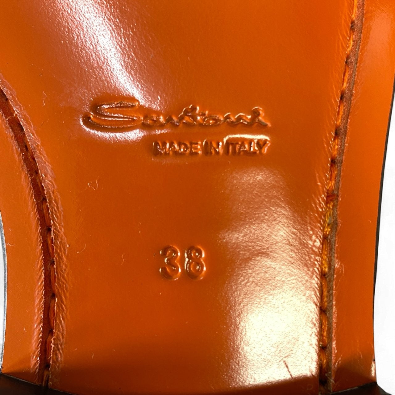 1k18 《美品》 Santoni サントーニ イタリア製 コインローファー レザーシューズ 革靴 58984 N01  38 ブラック leathero07t