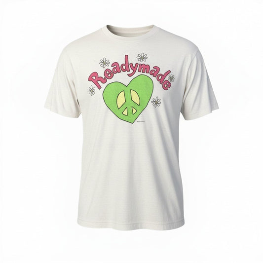 15c3 【新品保管品】READYMADE レディメイド 24SS THIS IS MY T グラフィックTシャツ 半袖Tシャツ トップス RM-P01-0000-073 Mサイズ アイボリー コットン100％ メンズ 男性用o07t