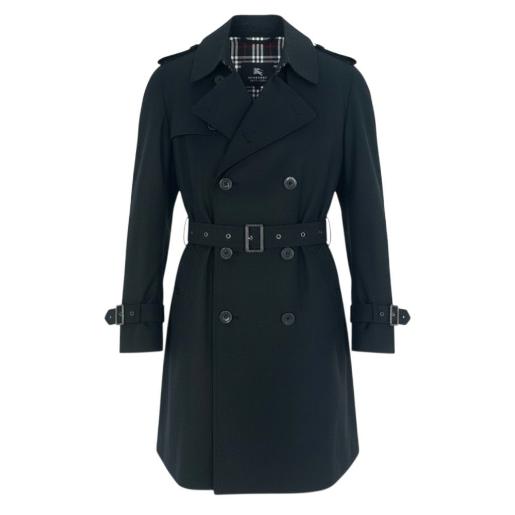 31b12 BURBERRY BLACK LABEL バーバリー ブラックレーベル ライナー付き トレンチコート サイズM ブラック Trench Coat 日本製t18r
