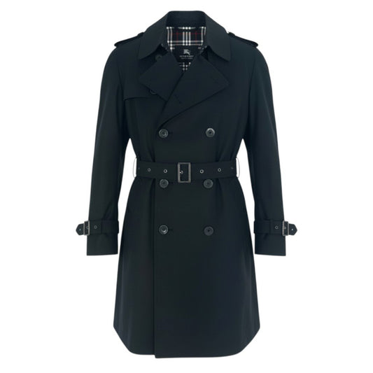 31b12 BURBERRY BLACK LABEL バーバリー ブラックレーベル ライナー付き トレンチコート サイズM ブラック Trench Coat 日本製t18r