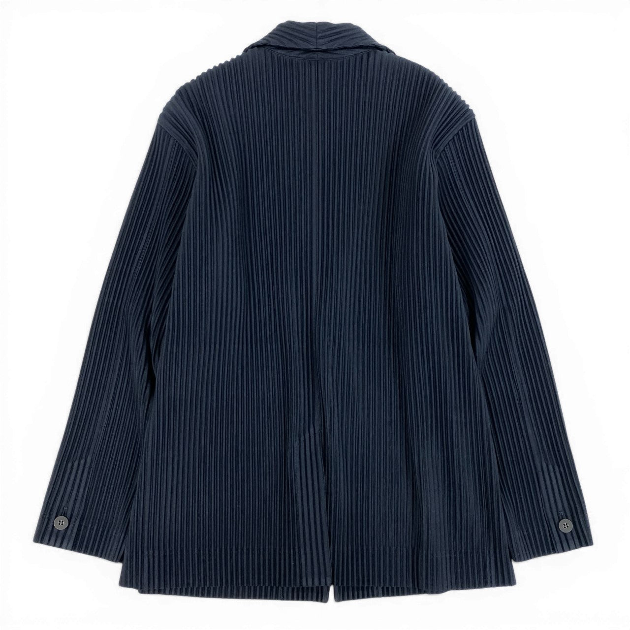 Md6 HOMME PLISSE オムプリッセ プリーツジャケット テーラードジャケット サイズ1 ネイビー メンズk02i