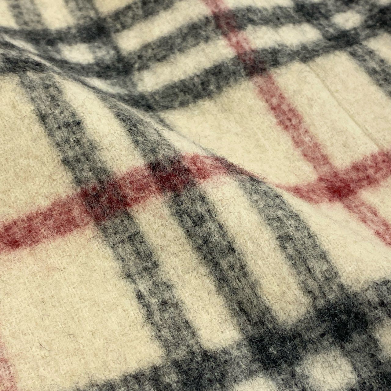 1L24 Burberry London バーバリーロンドン Nova Check ノバチェック Middle Coat ミドルコート Size 42 ウールコート レディース 女性用k02i