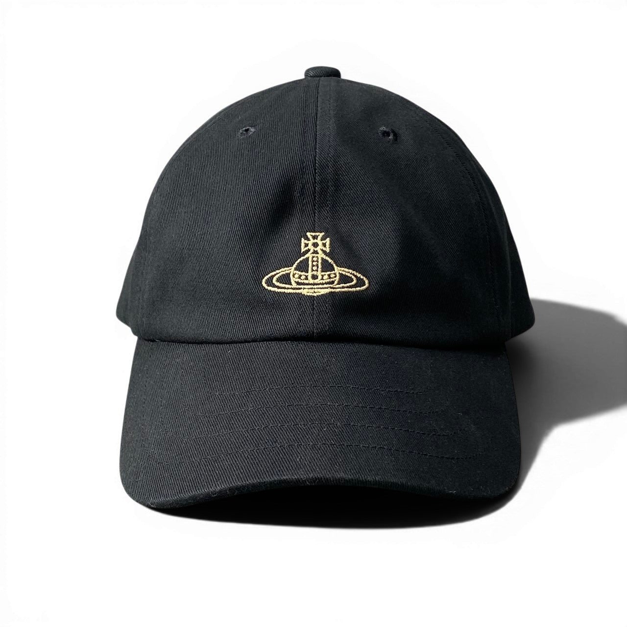 g9 《美品》 Vivienne Westwood ヴィヴィアンウエストウッド オーブ刺繍 キャップ Embroidery ORB Cap サイズF ブラック