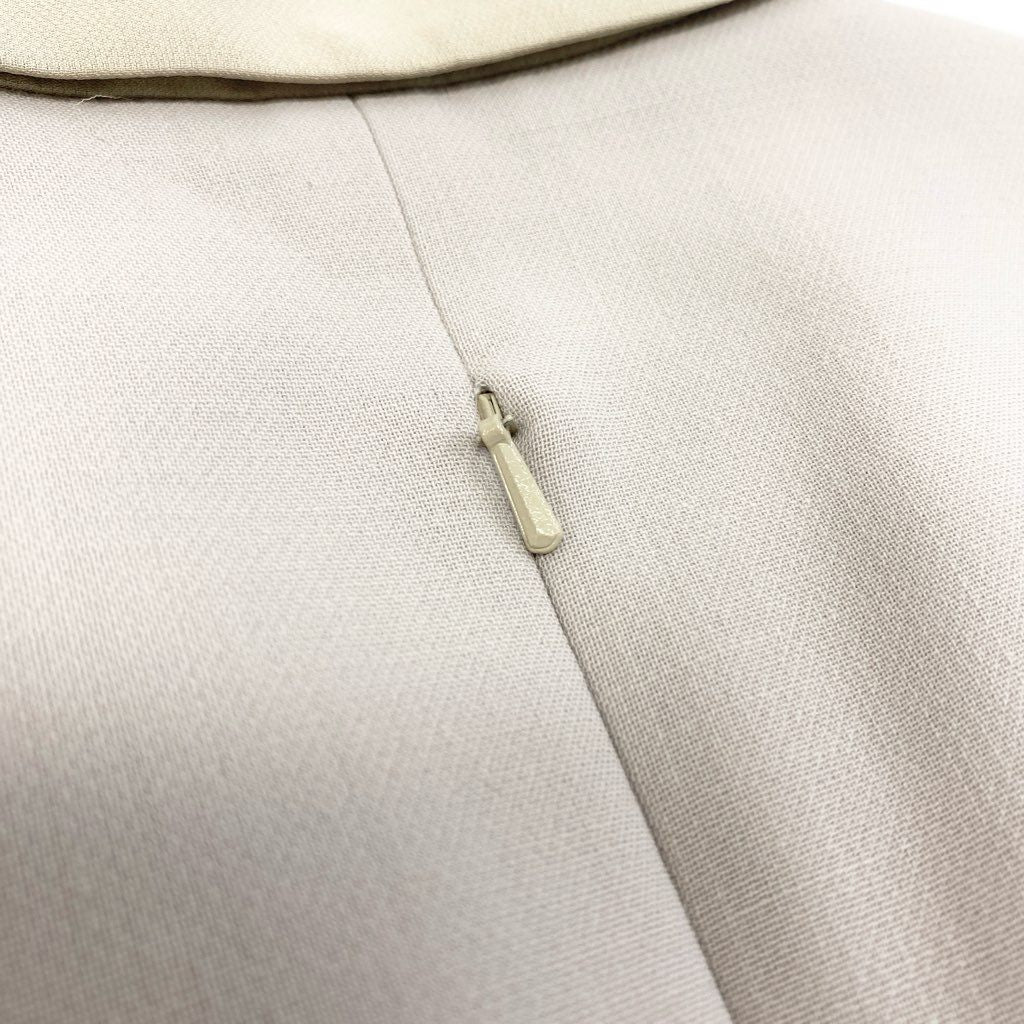 69L17 【新品保管品】MaxMara マックスマーラ Silvia Dress ドレスワンピース ロングワンピース ウエストベルト 定価146000 36サイズ ベージュ レディースk02i