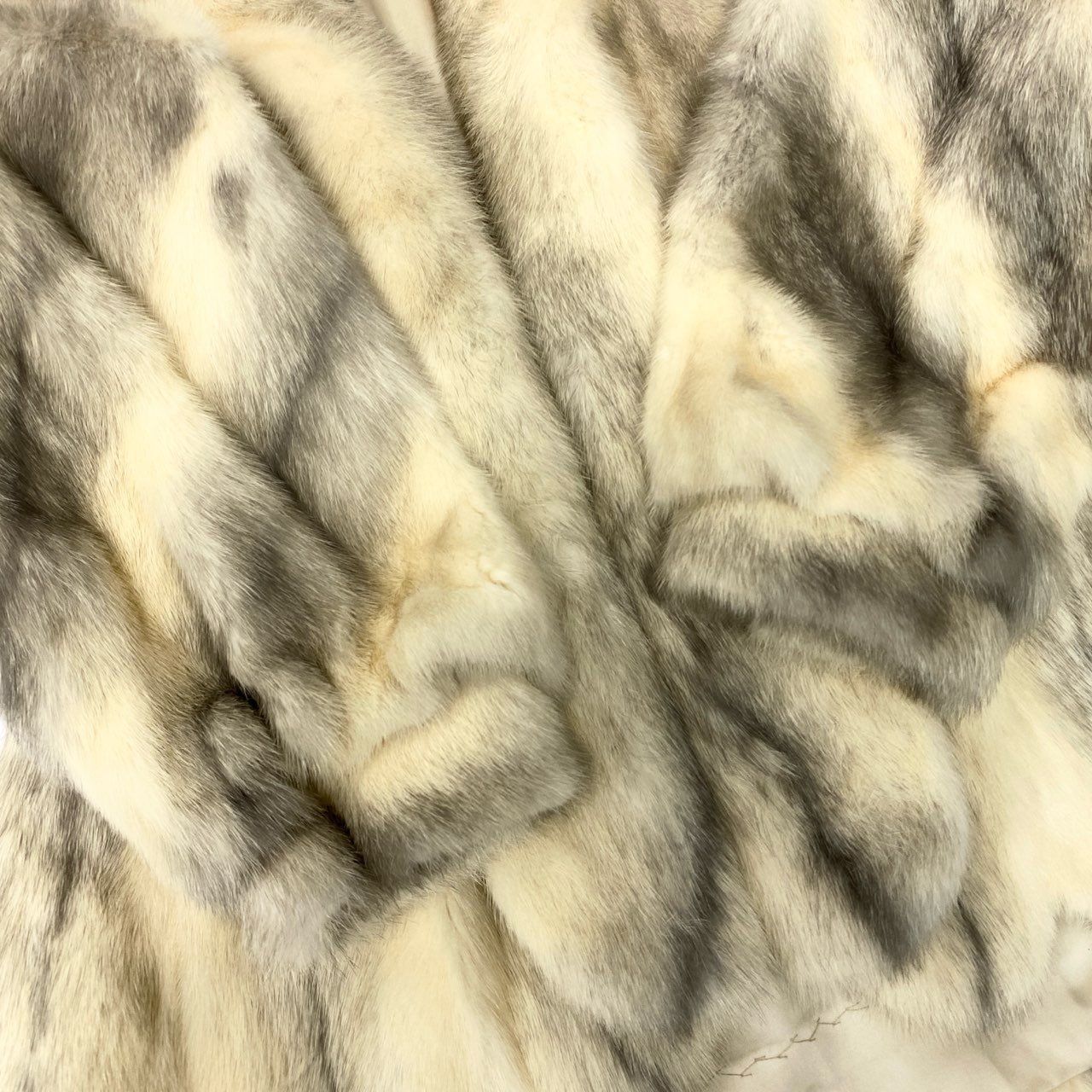 44a15 LANVIN ランバン SAGA MINK サガミンク 銀サガ クロスミンクコート ボリュームスリーブ サイズ11 最高級本毛皮 Cross Mink Fur Coatt18r