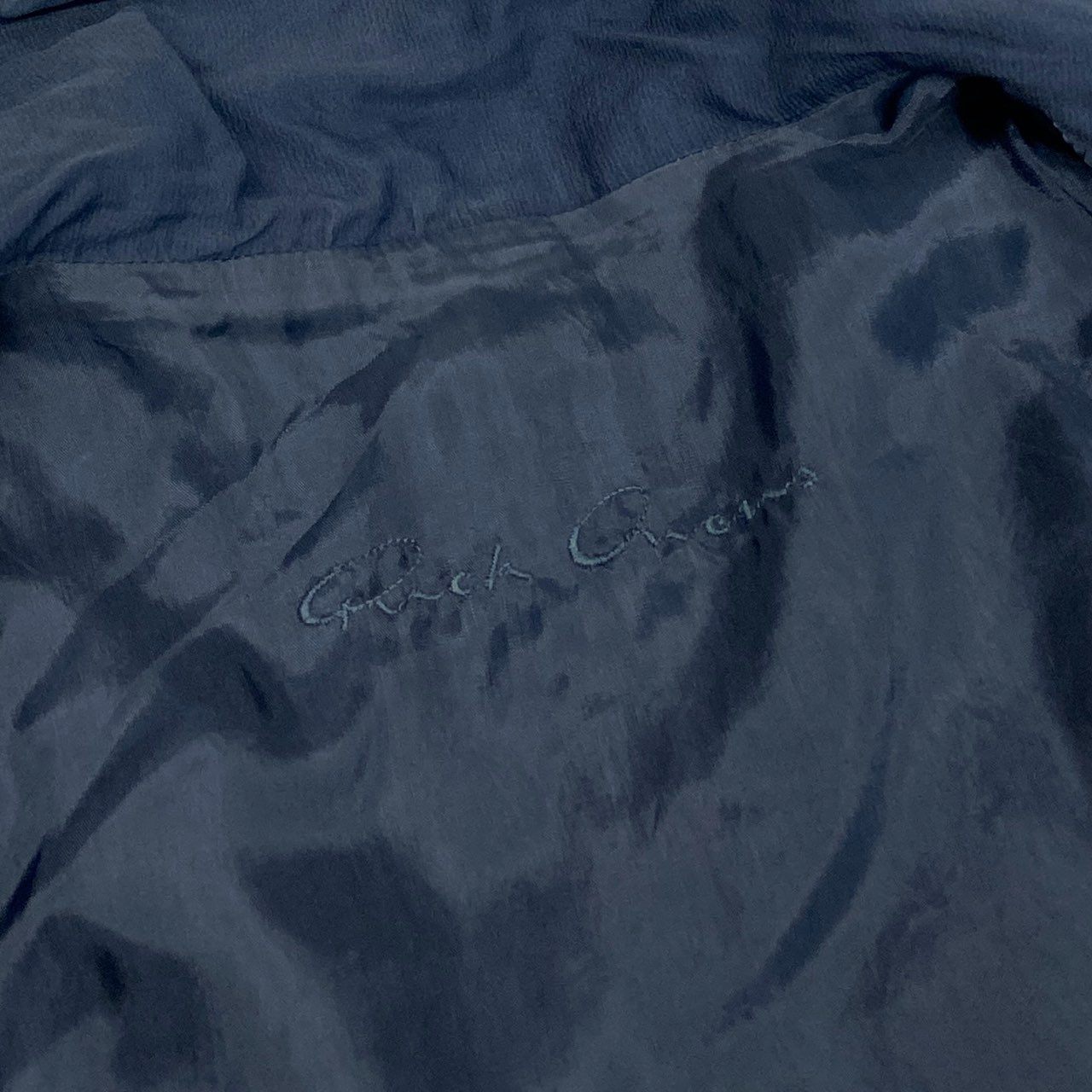 Ac2 Rick Owens リックオウエンス 2014SS ライダースジャケット レザージャケット 短丈 サイズ40 ネイビー系 レディース アウターk02i