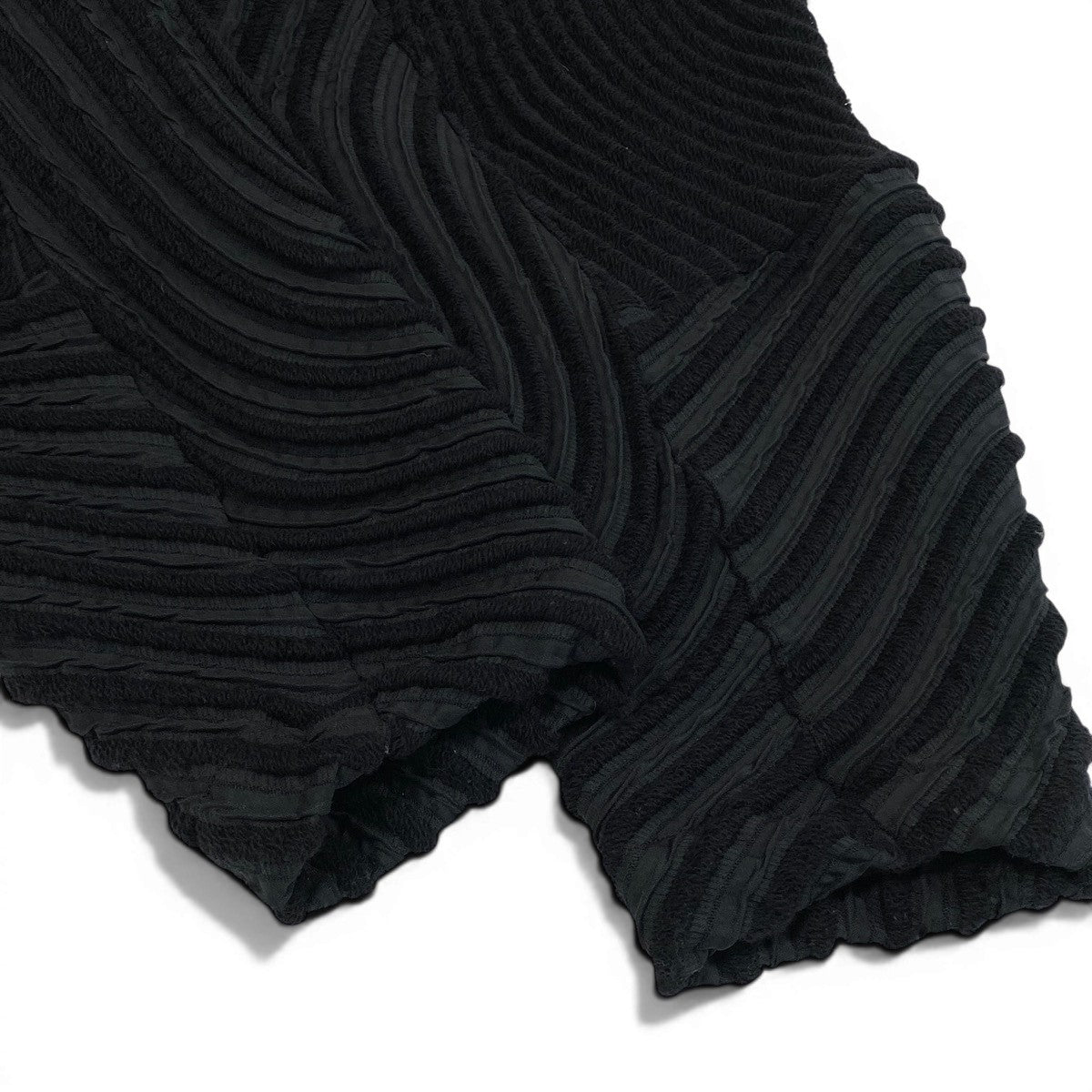 Af4 ISSEY MIYAKE イッセイミヤケ 3Dスチームストレッチ プリーツパンツ 3D Steam Stretch Pleats Pants IM84FF537 サイズ2 ブラックt18rt18r