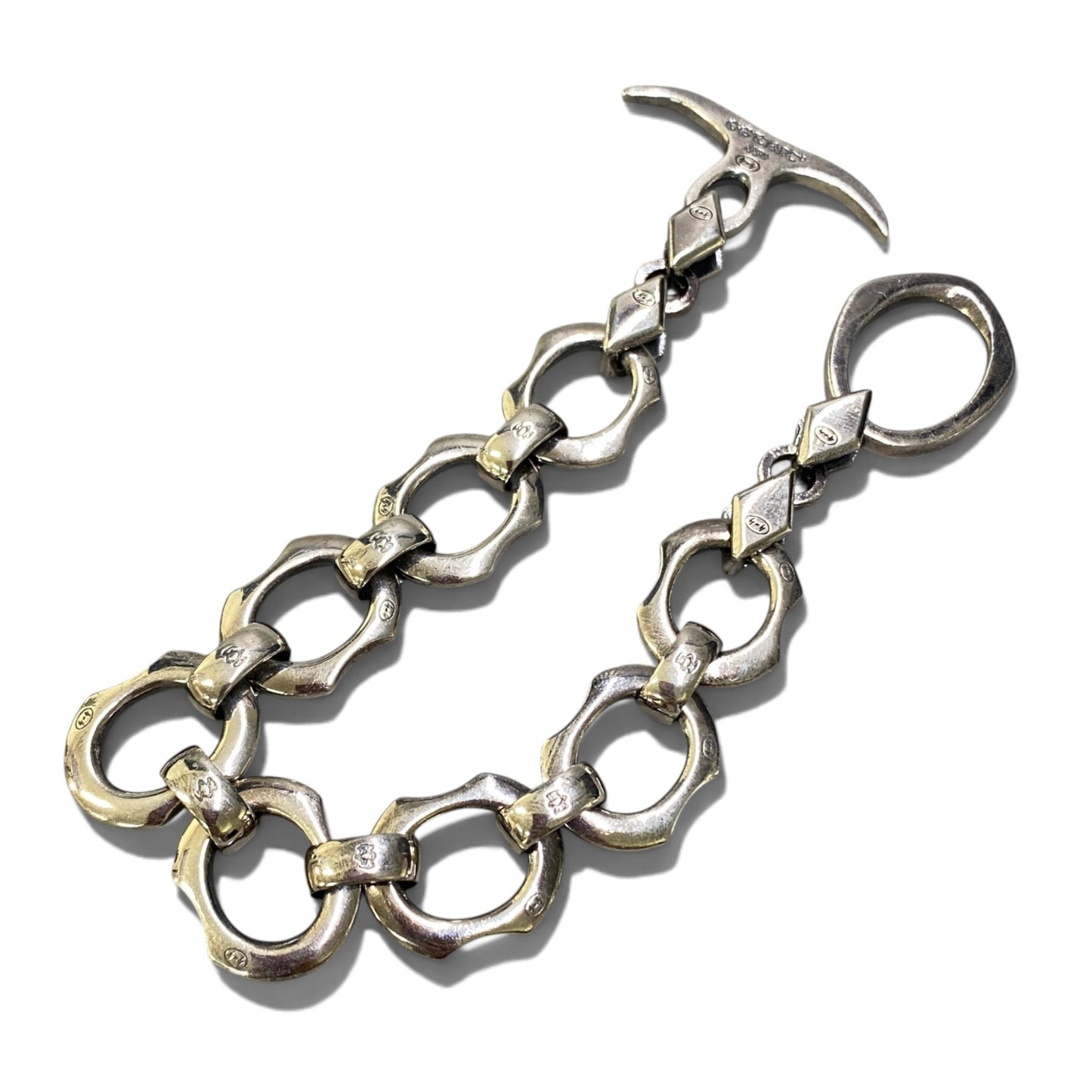 h29 Yohji Yamamoto ヨウジヤマモト GOTHIC ゴシック 950 アンカーブレスレット Silver Anchor Bracelett18r