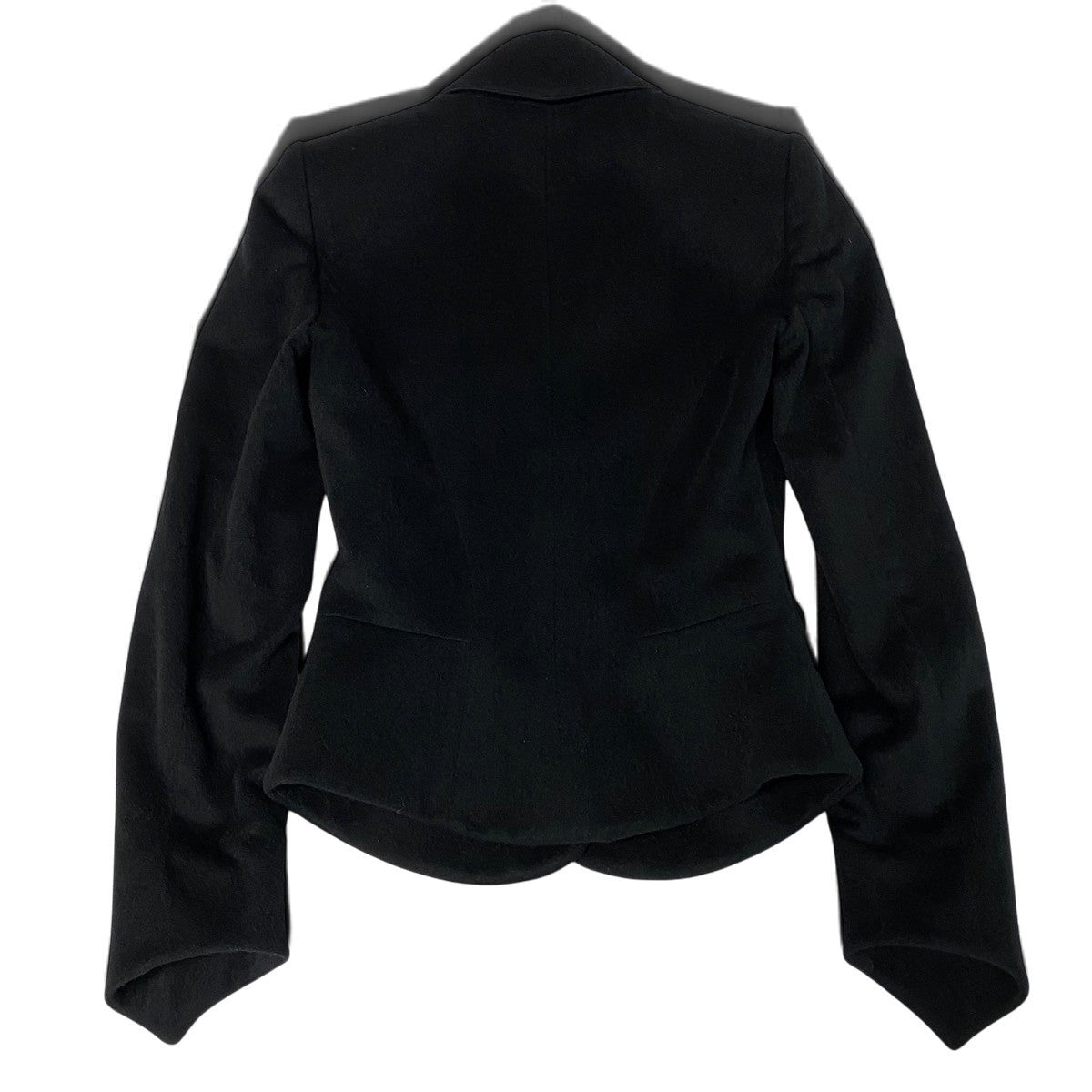 Ej22【極美品】GIVENCHY ウールジャケット テーラードジャケット フランス製 36サイズ ブラック アンゴラ100％ レディース 女性用k02i