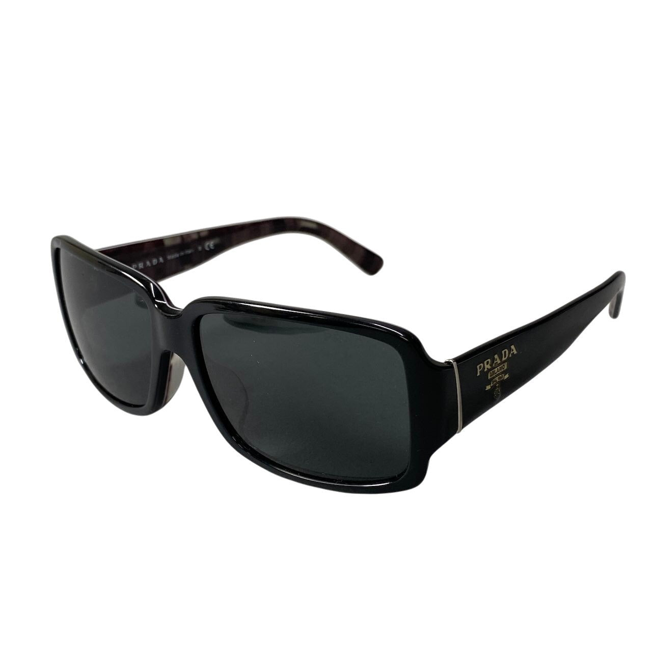e26 PRADA プラダ サイドアイコン サングラス Side Logo Icon Sunglasses ブラック アイウェア メガネ 眼鏡t18r