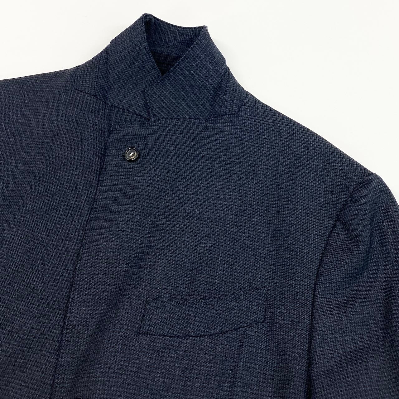 65d16 LARDINI ラルディーニ イージーウェア トラベラースーツ シングル 3B 伸縮ストレッチ ウエストゴム SU.507-A SU.507-B サイズ44 ネイビー メンズ 紳士服u02t