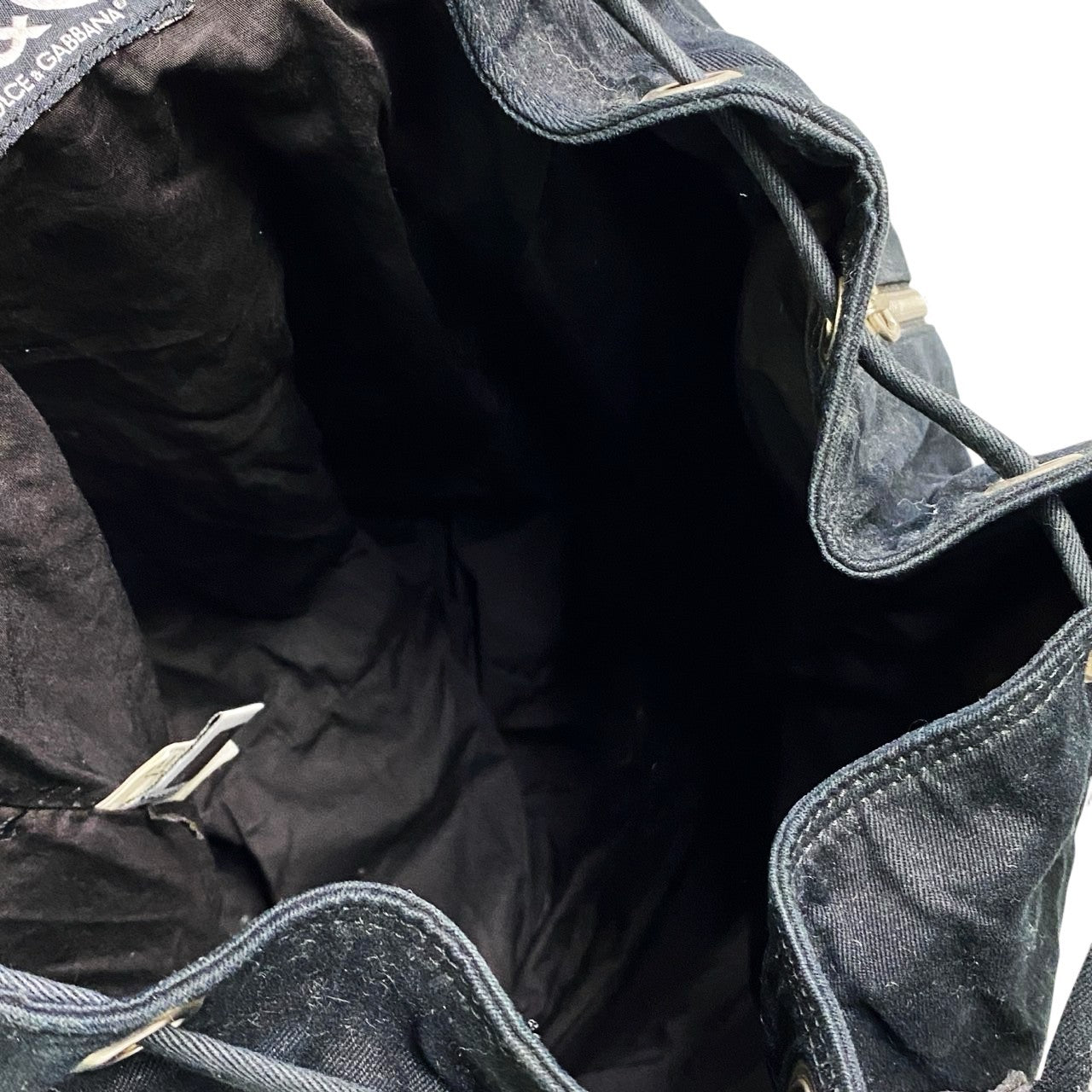 gk10 2000s D&G DOLCE&GABBANA parachute Gimmick backpack Bkack canvas パラシュート ギミック リュックk02i