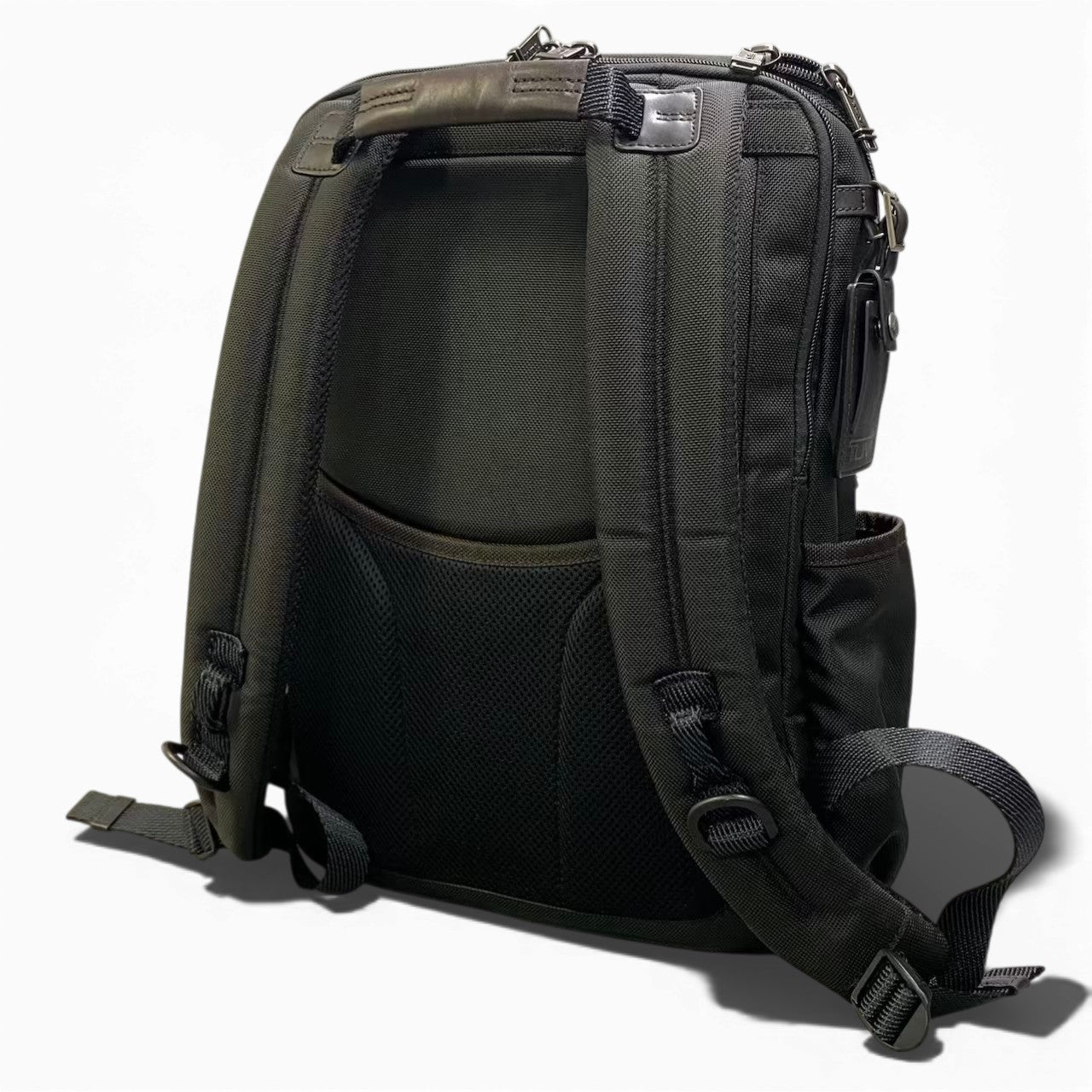 c23 TUMI トゥミ ソーンヒル バックパック リュック ビジネスバッグ ブラック/ブラウン キャンバス/レザー メンズ 鞄k02i