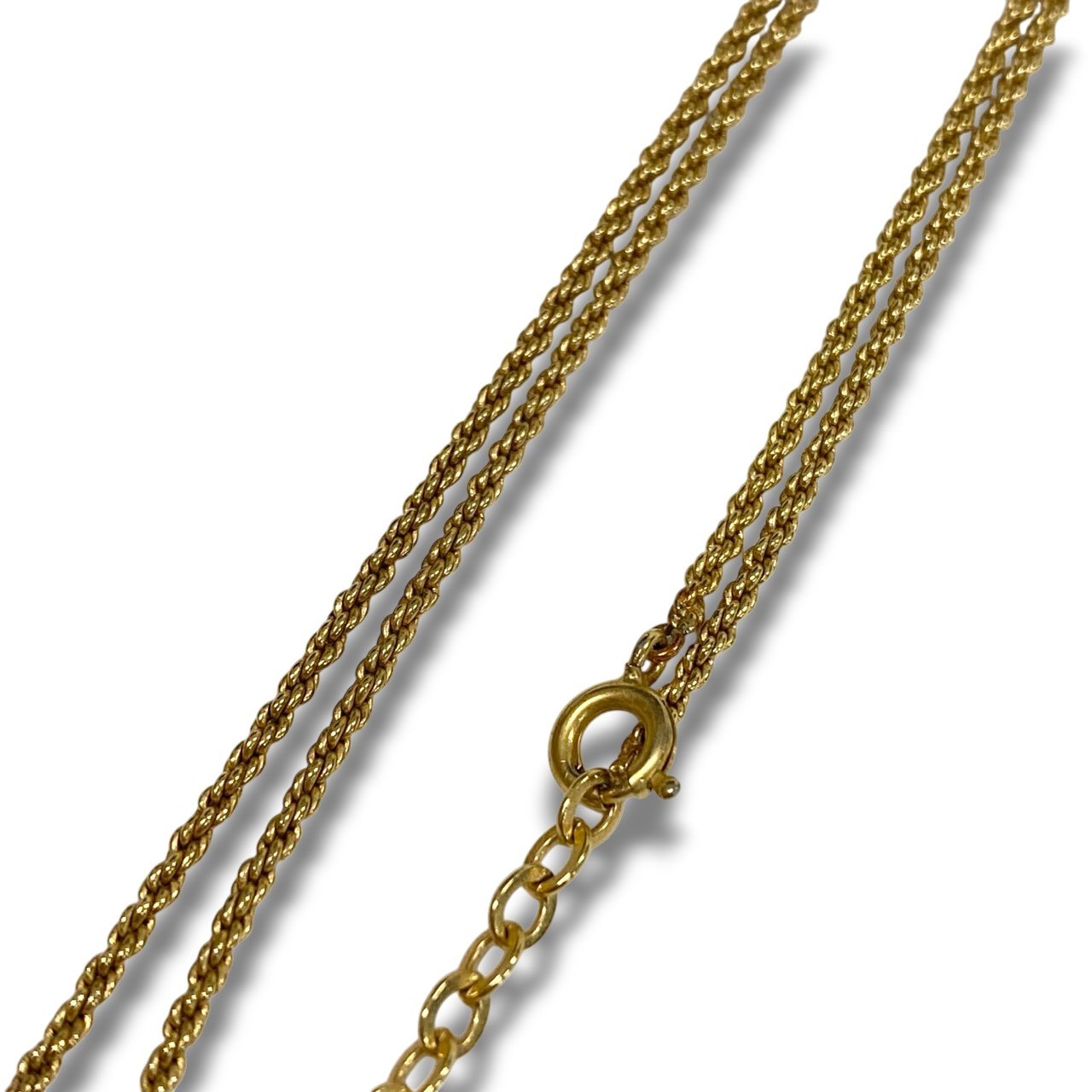 c3 Christian Dior クリスチャンディオール CD logo necklace ロゴ ネックレス in gold ゴールドカラーta2