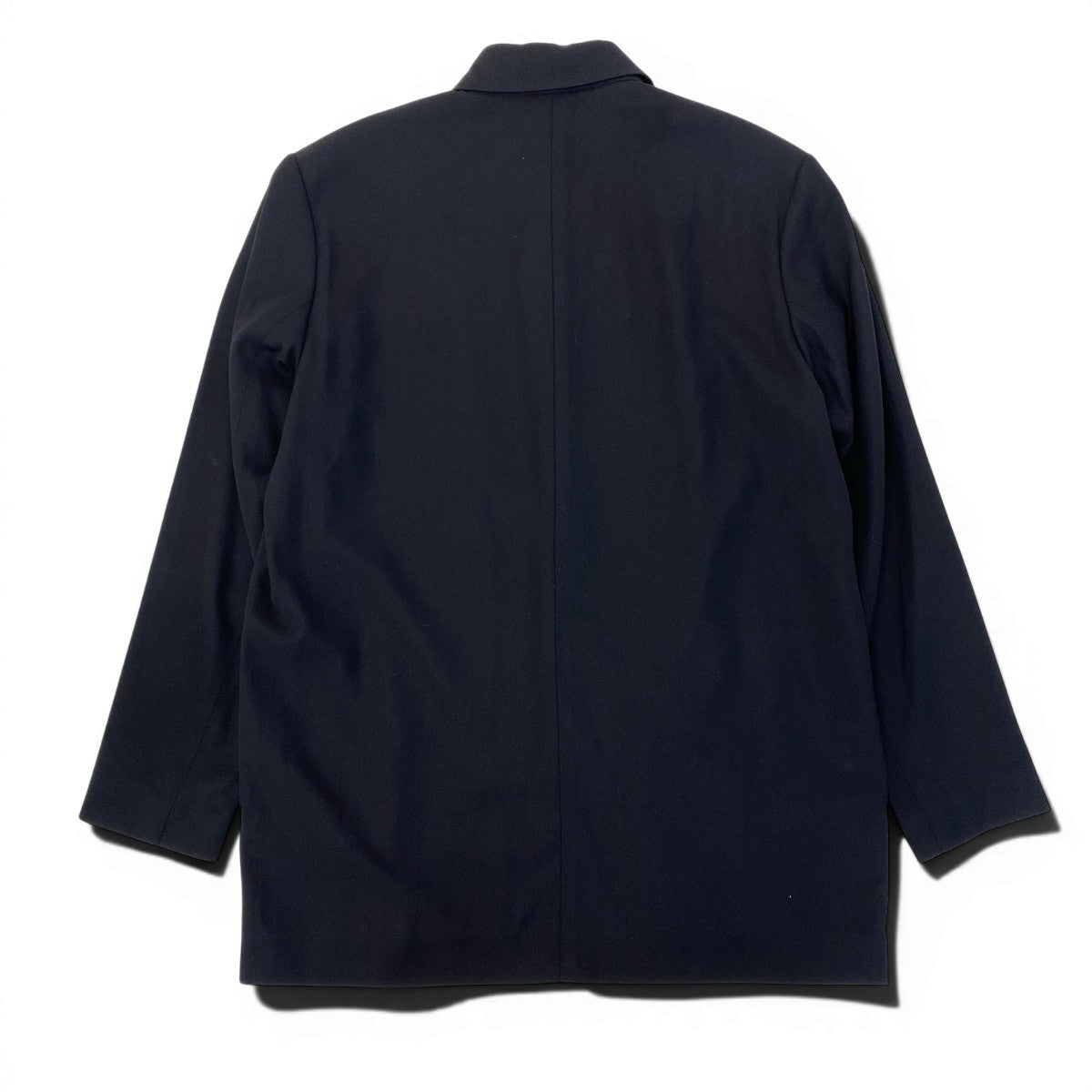 Eg8 【新品保管品】BALENCIAGA ウールツイールシャツジャケット 46サイズ ブラック メンズ 男性用u02t