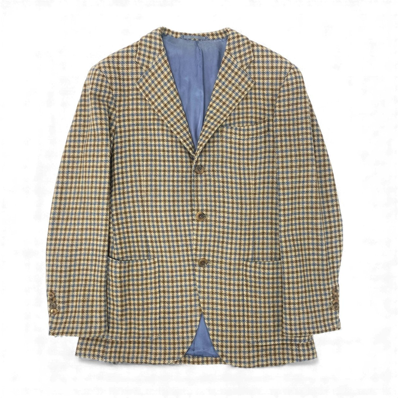 67L1 Belvest ベルベスト BEAMS F ビームスエフ イタリア製 テーラードジャケット シングル 3B ウールカシミヤ混 メンズ 紳士服  44 マルチカラーu02t