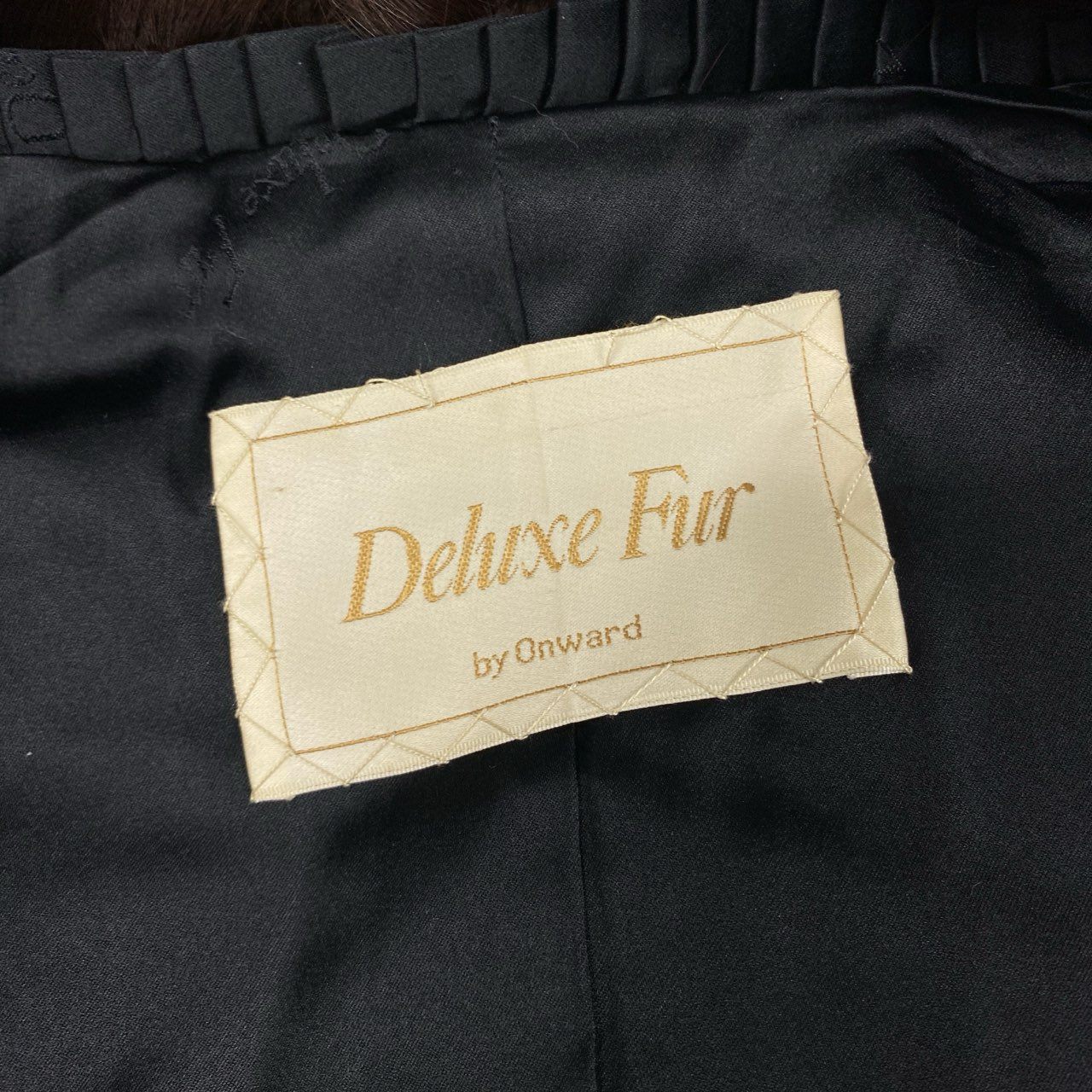53k10 Onward オンワード マホガニー ミンク 超ロングコート 105cm M ブラウン 本毛皮 MINK FUR COAT リアルファーt18r