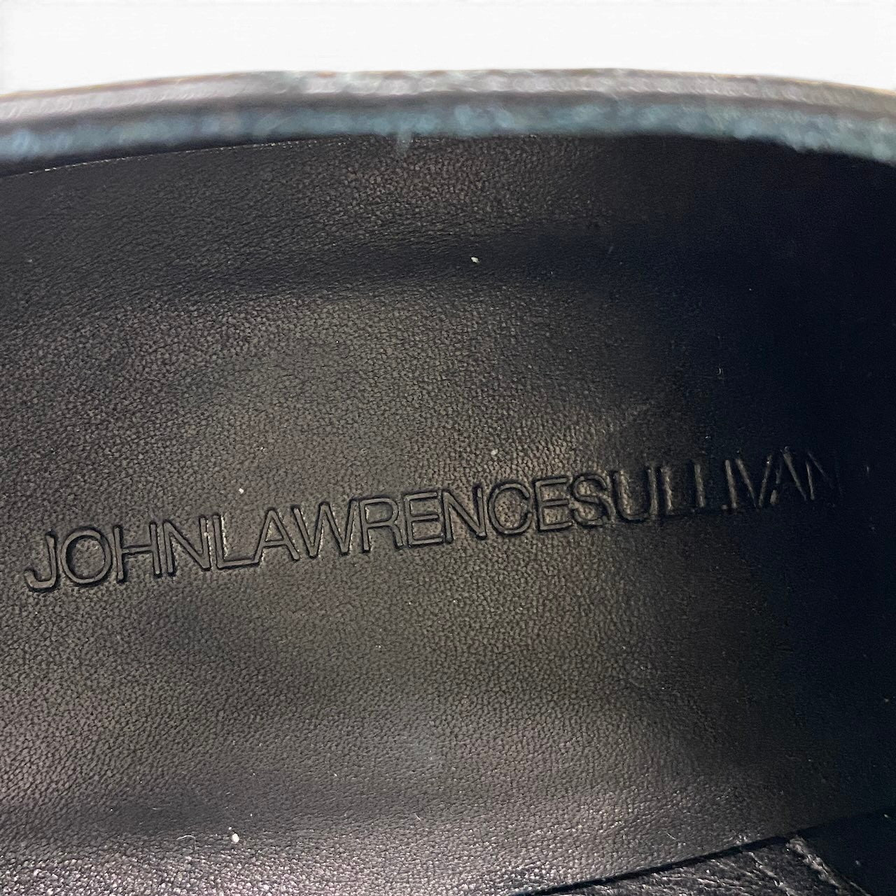 3e21 JOHN LAWREN SULLIVAN ジョンローレンスサリバン ドレスシューズ パイソン スクエアトゥーシューズ レザーシューズ メンズ 紳士靴 10 ベージュo07t