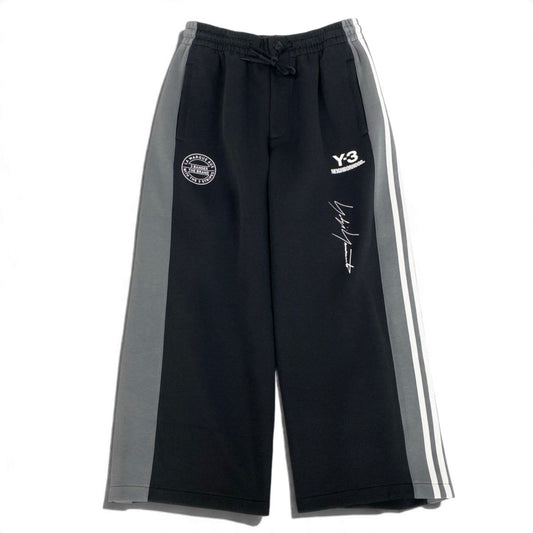 Mj15 【未使用】 Y-3 × NEIGHBORHOOD ワイスリー ネイバーフッド ヨウジヤマモト  NBHD TRACK PANTS トラックパンツ ジャージ JW7002 サイズS ブラック グレー メンズu02t