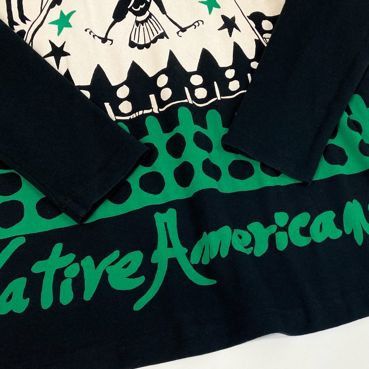 33b27 TOKUKO 1er VOL TOKUKO モックネック チュニックワンピース ロングスリーブ アニマルプリント レディース 女性服 ブラックu02t