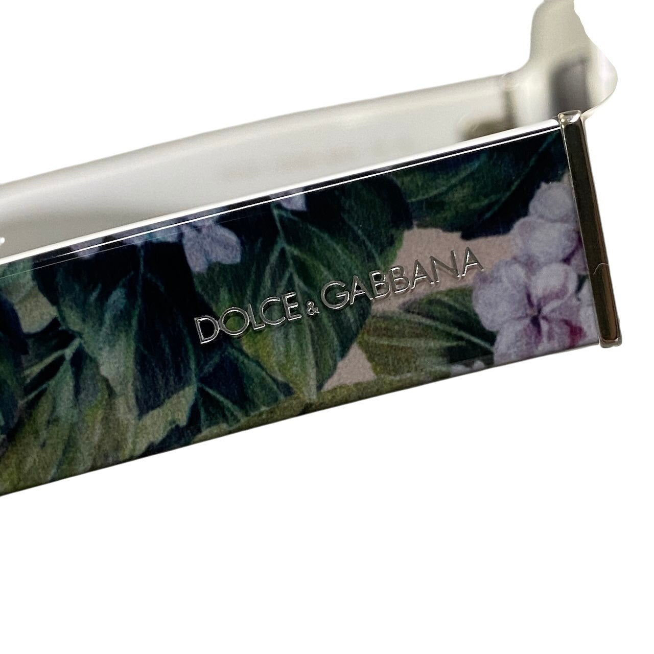 e13 DOLCE&GABBANA ドルチェアンドガッバーナ フラワーフレーム サングラス DG4310 52□21 パープル ホワイト D&G ドルガバ アイウェアt18r