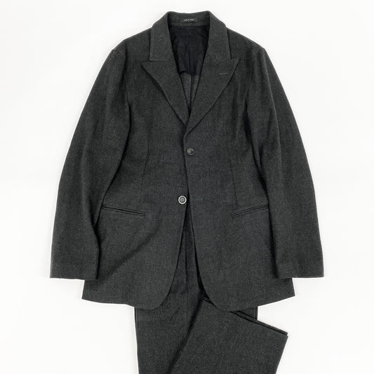 30h29 EMPORIO ARMANI エンポリオアルマーニ スーツセットアップ 上下セットアップ イタリア製 50サイズ グレー メンズ 男性用u02t