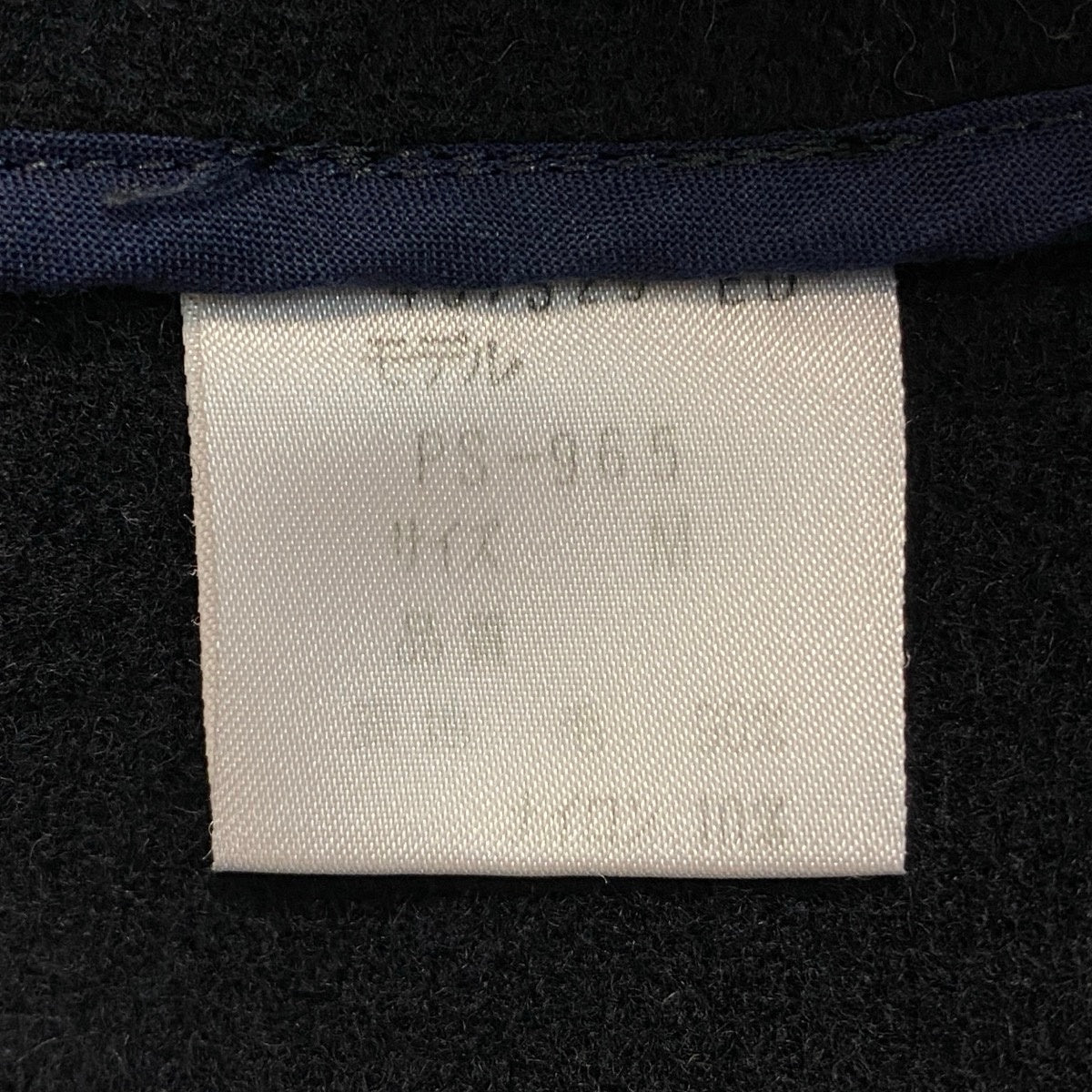 72f2 Paul Smith LONDON ポールスミス ダッフルコート フーデットコート 2way トグルボタン ウール混 サイズM ネイビー メンズ 紳士服o07t