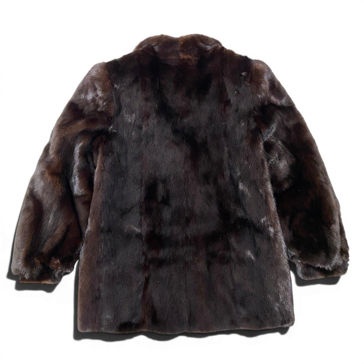 93h9 SAGA MINK サガミンク マホガニーミンク ファーコート サイズ11 ブラウン 最高級本毛皮 Mink Fur Coat Brownt18r