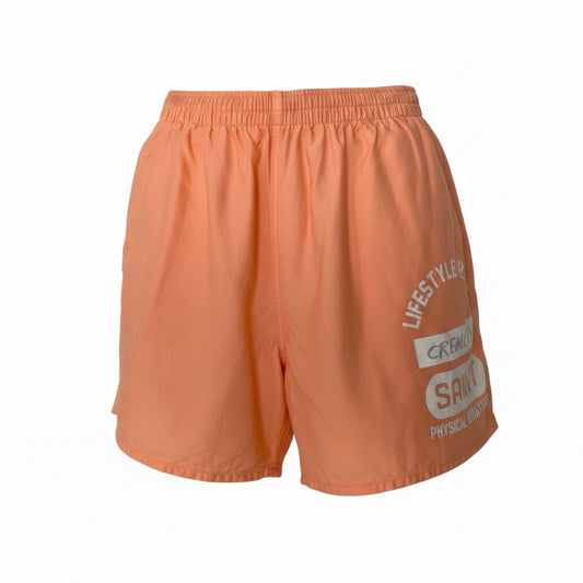 26g11 【未使用タグ付】 SAINT MXXXXXX セントマイケル 24SS EASY SHORTS ハーフパンツ ショートパンツ サイズS オレンジ コットン100％ メンズu02t