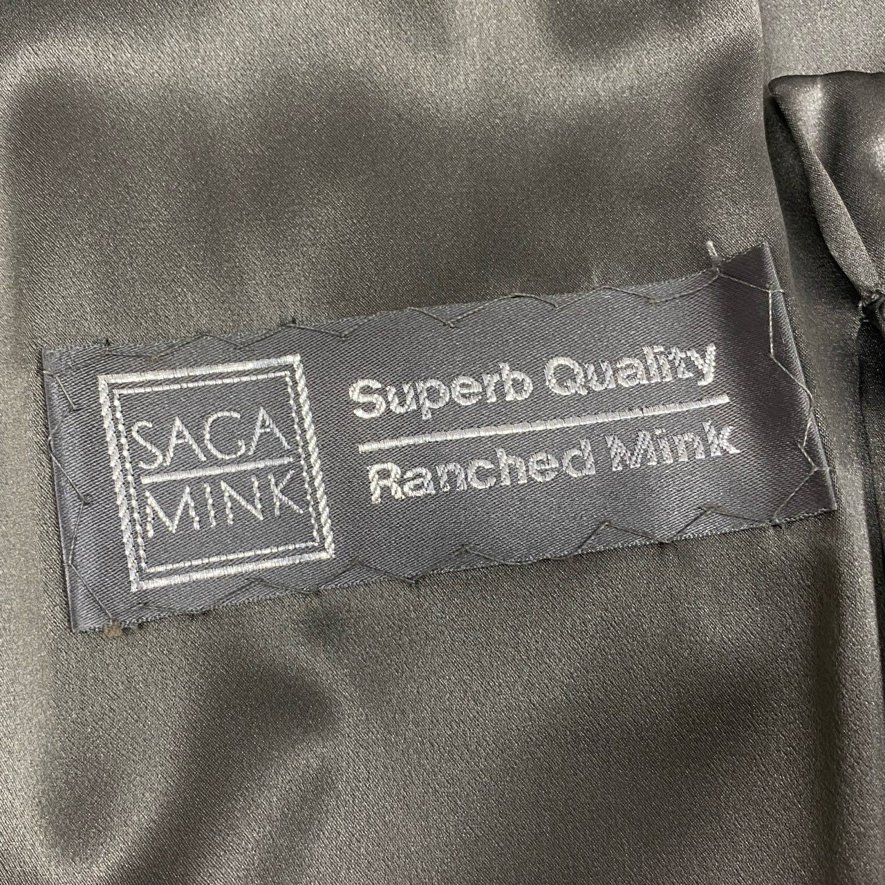 82a27 SAGA MINK サガミンク 銀サガ 衿付き サファイアミンク 丈120cm 裾フリル 超ロングコート サイズ13 シルバーグレー 最高級本毛皮 Mink Fur Long Coatt18r