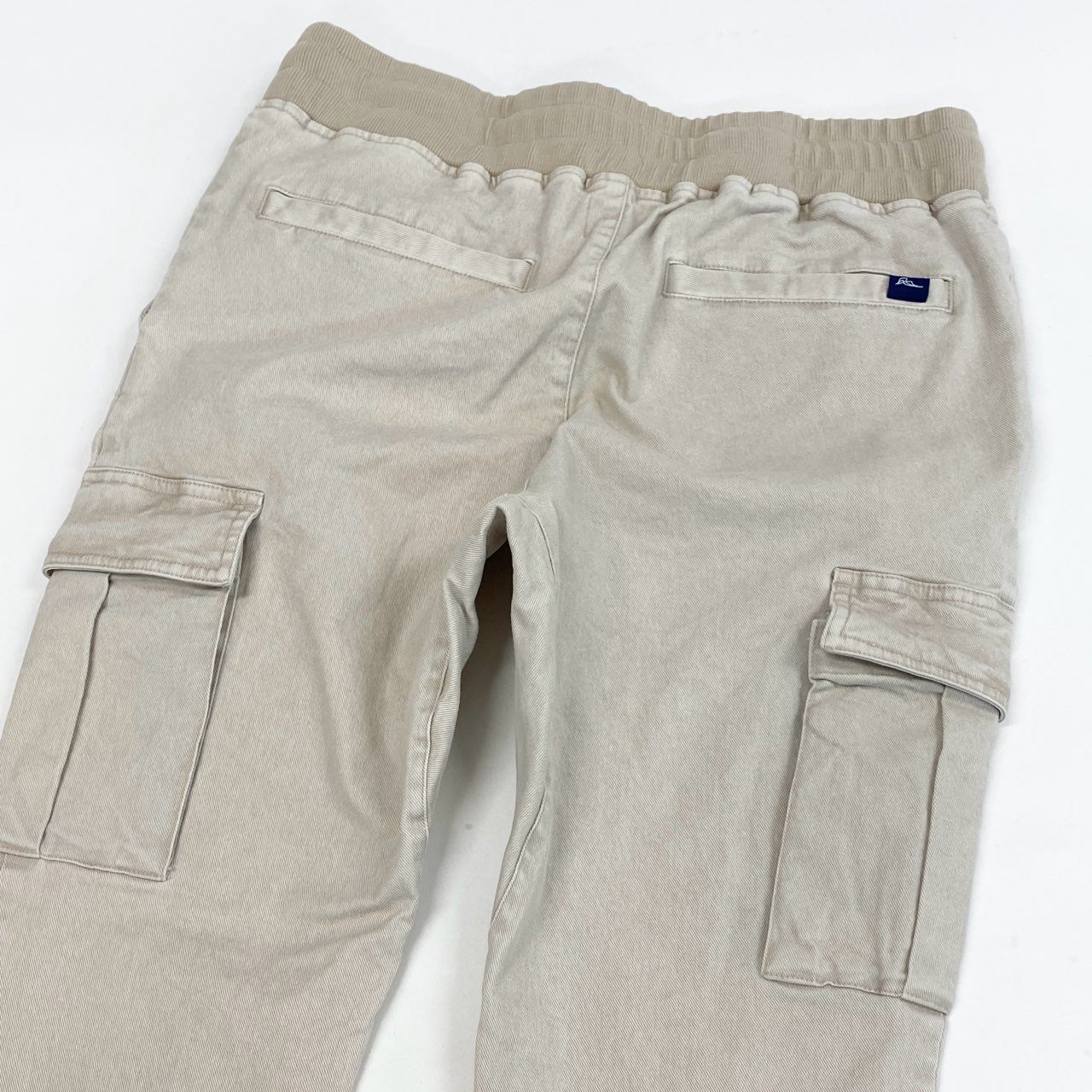 3l25 WP WESTPOINT ダブルピーウエストポイント カーゴリブイージイージーパンツ ストレッチパンツ 裾リブ ウエストゴム○ オールシーズン メンズ DWB4402 M ベージュk02i