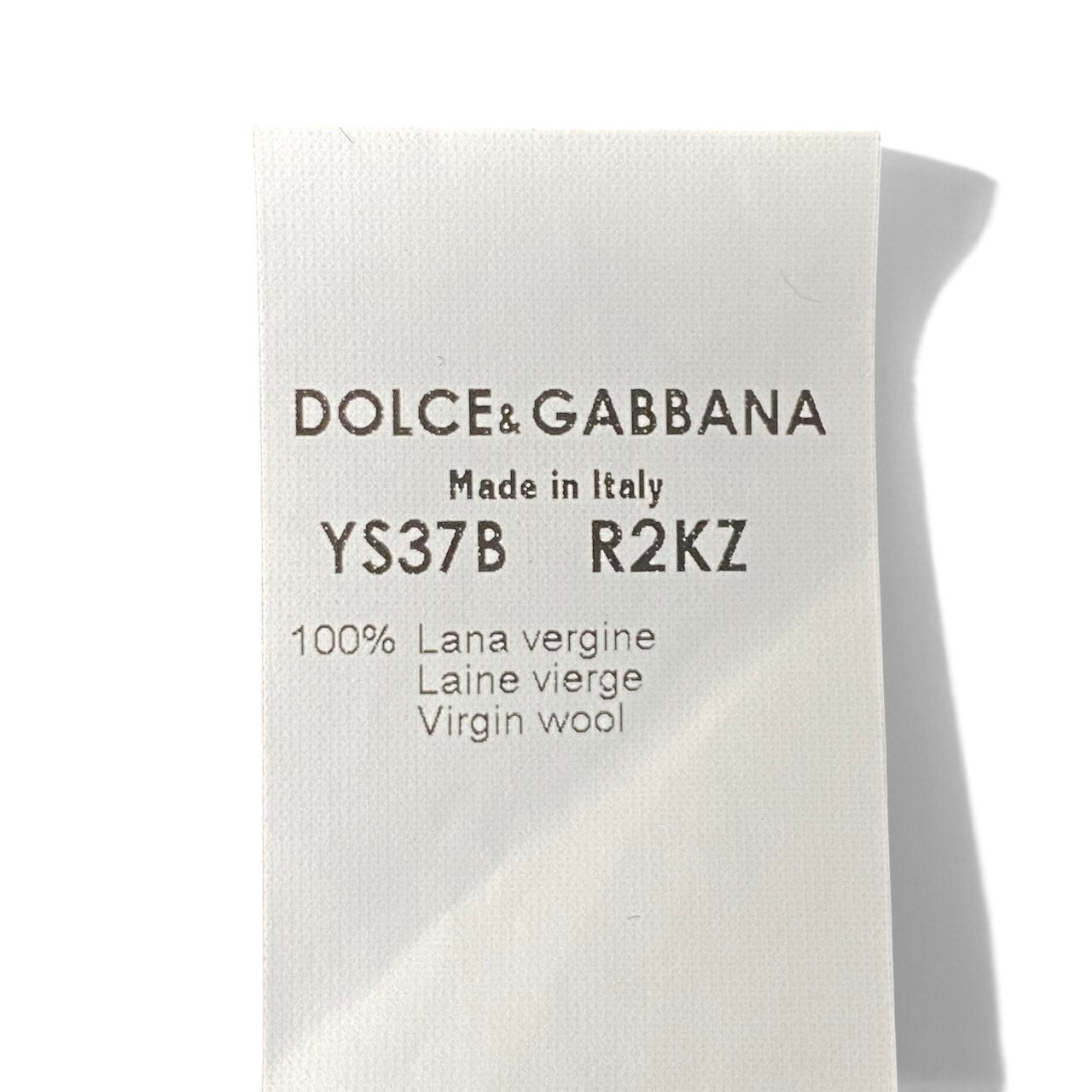 77h20【新品未使用】DOLCE&GABBANA ドルチェアンドガッパーナ スーツセットアップ テーラードジャケット スラックス ストライプ イタリア製 52サイズ グレー ウール100％ メンズ 男性用k02i