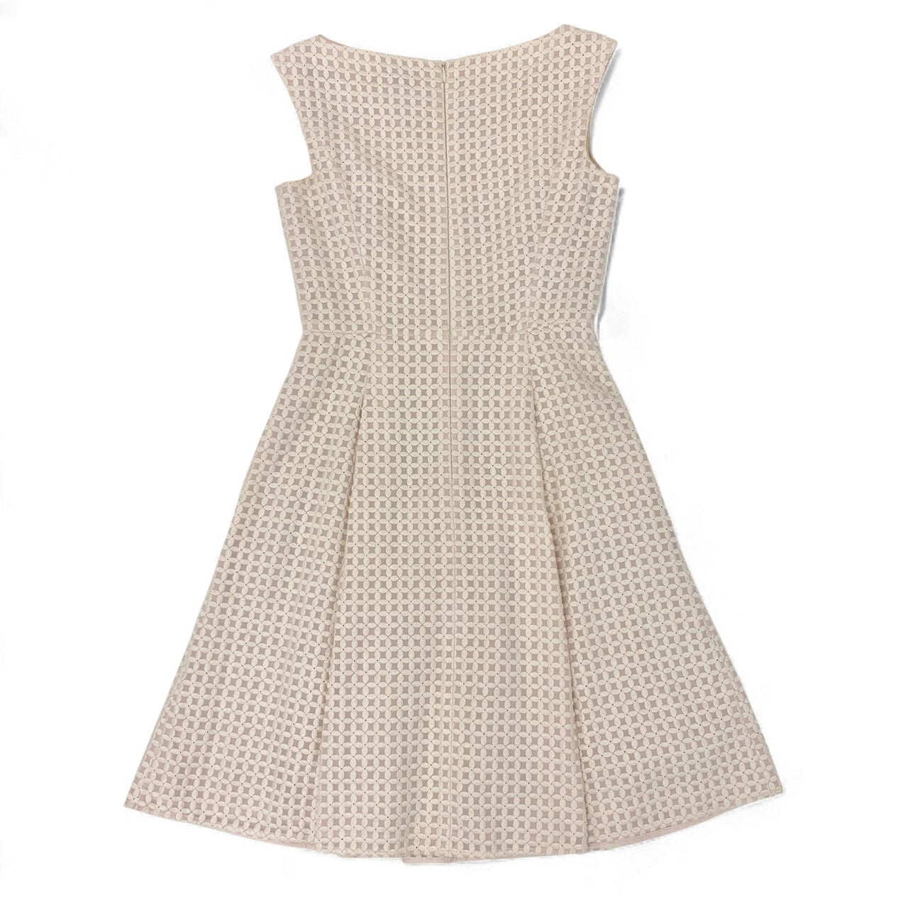 47k5 TOCCA トッカ CLOVER クローバードレス ノースリーブワンピース 総柄 刺繍 ウエストリボン レディース 女性用 OPTOYM0250 0 ピンク オフホワイトo07t