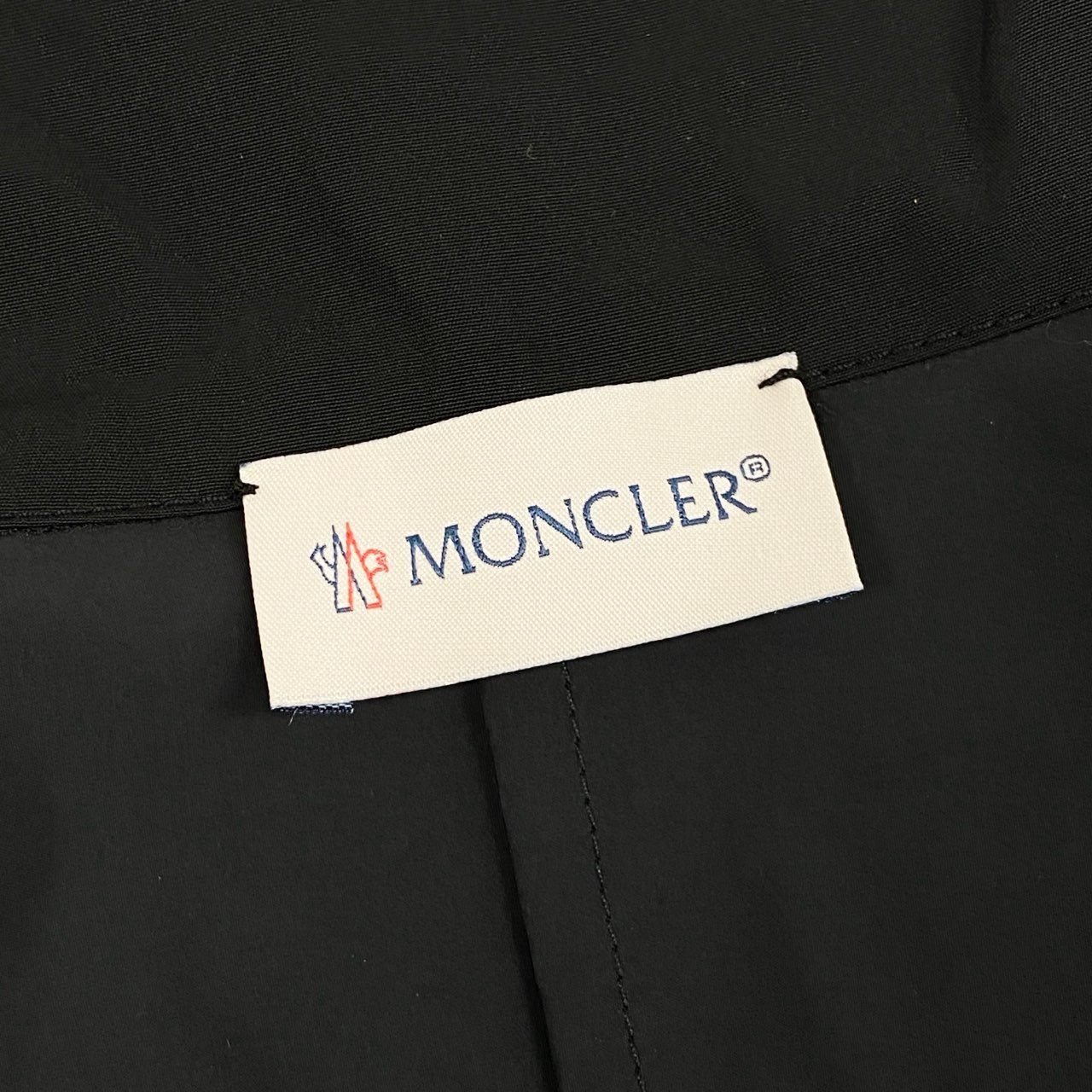 44l13 《極美品》 MONCLER モンクレール 2021年 ABITO フルジップ 薄手コート 長袖ワンピース H10932G00013 サイズ42 ブラック レディース