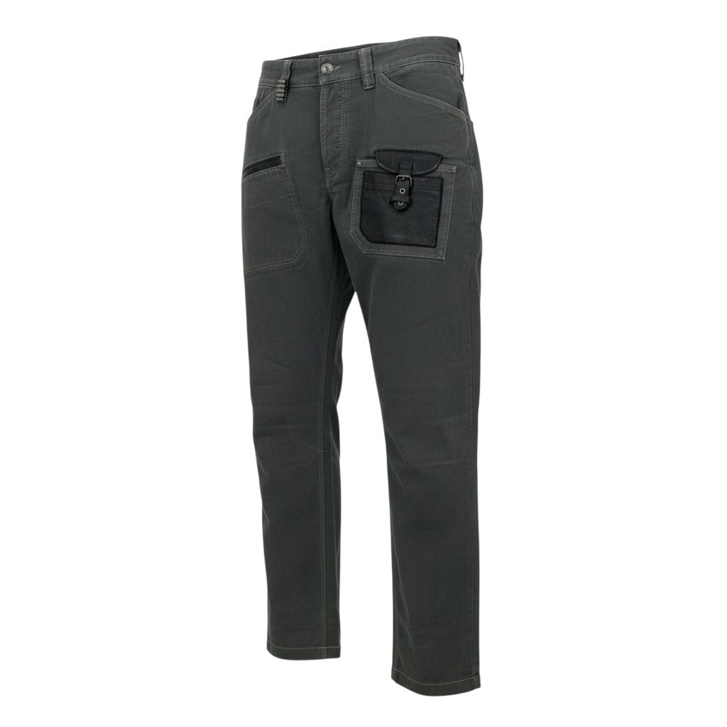 69k7 EMPORIO ARMANI エンポリオアルマーニ ワークパンツ カーゴパンツ パンツ ボトム レザーポケット  2062 7320 38サイズ カーキ メンズu02t