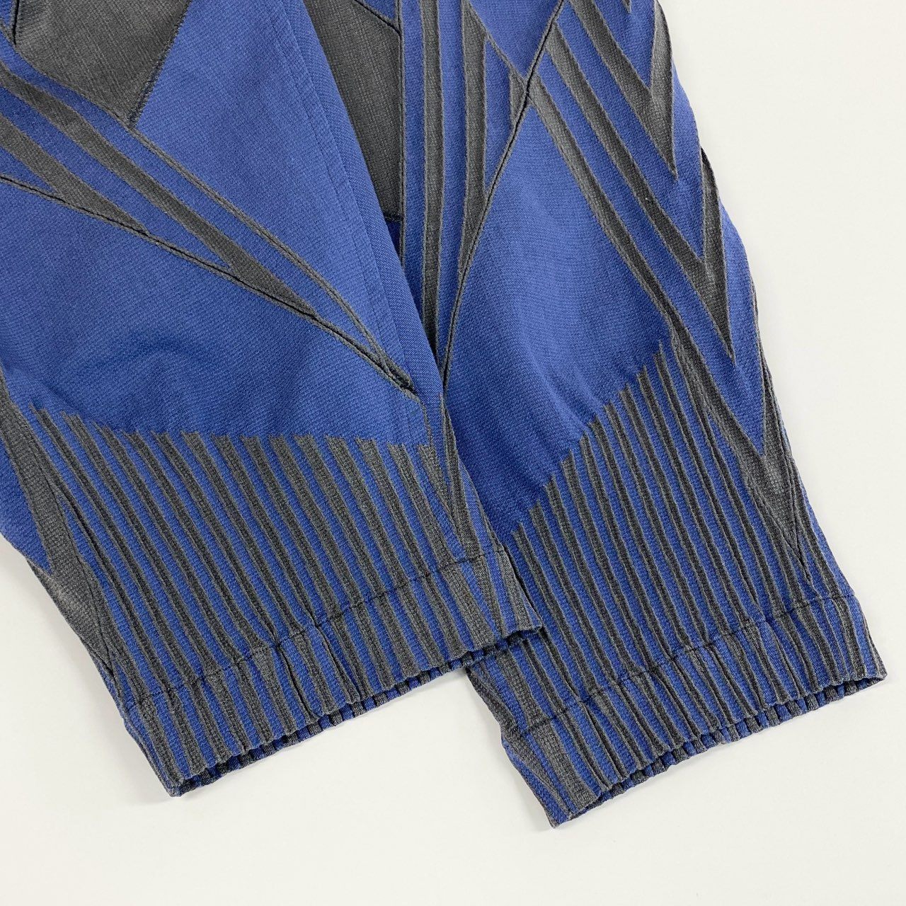 12i25 A-POC ABLE ISSEY MIYAKE イッセイミヤケ TYPE-S クロップドパンツ テーパードパンツ エイポック エイブル サイズ2 グレー ブルー メンズu02t