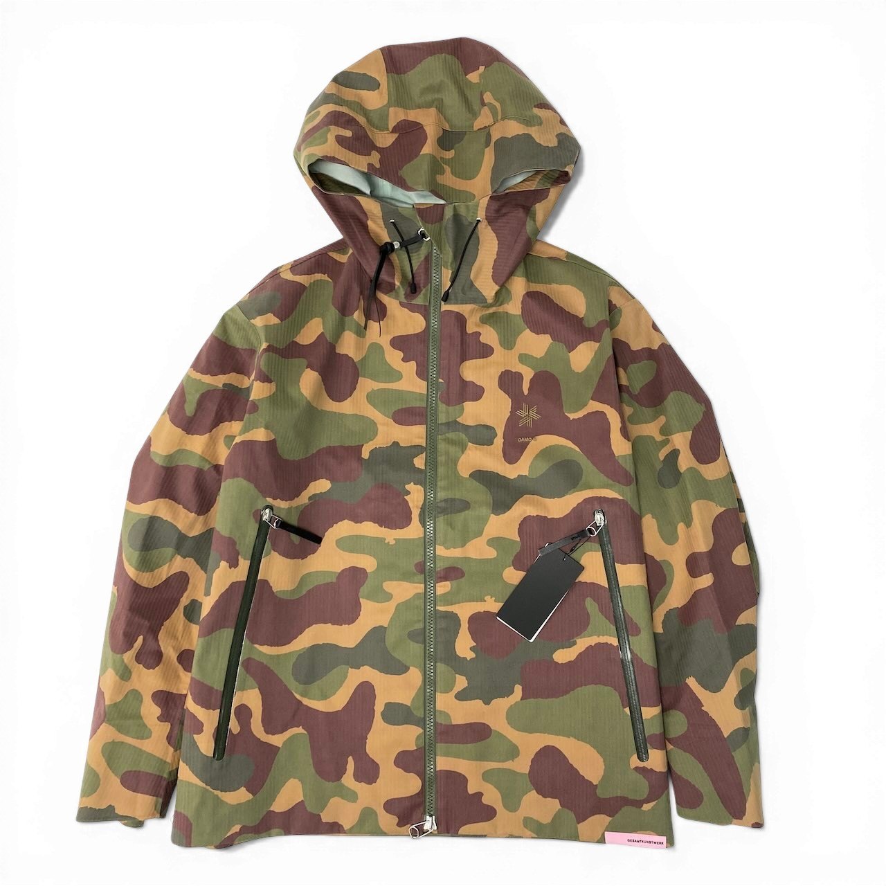 17d11 【新品同様】OAMC × GOLD WIN オーエーエムシー ゴールドウィン 3L Parka カモフラージュ  サイズ3(L) メンズ コートk02i