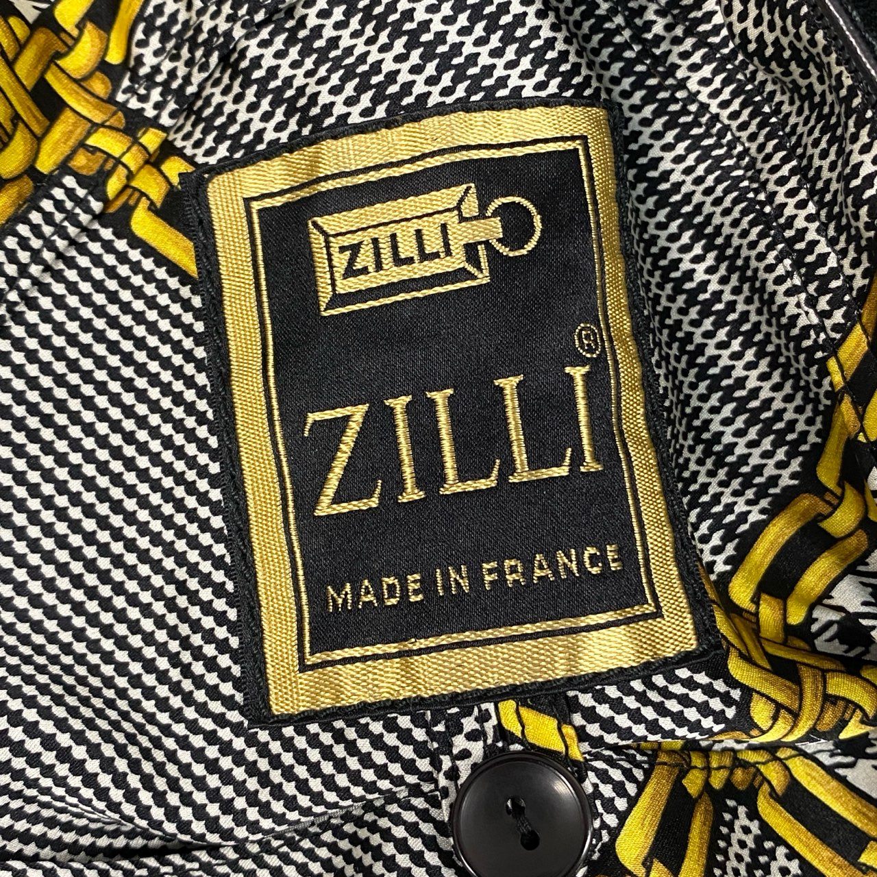 16k10 ZILLI ジリ― ミンクファー付き レザーコート 48 ブラック フランス製 MINK FUR LEATHER COATt18r