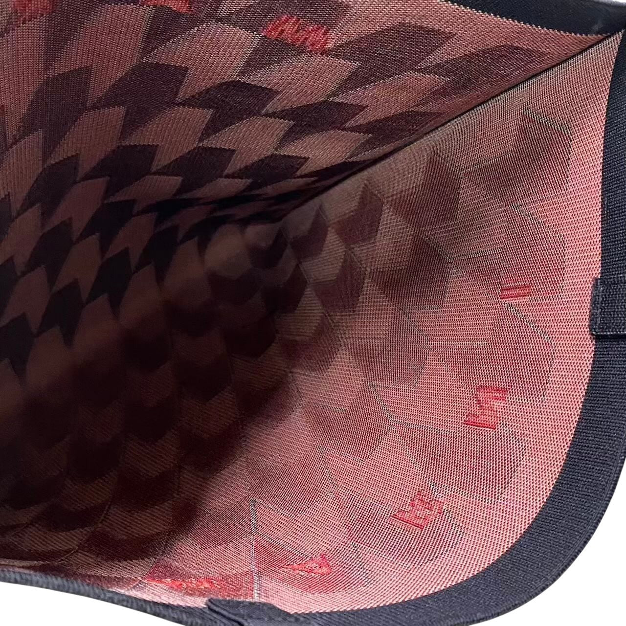 c23 MARNI マルニ 千鳥格子 ジャガード トートバッグ ブラック/ベージュ ユニセックス レディース メンズ バッグk02i